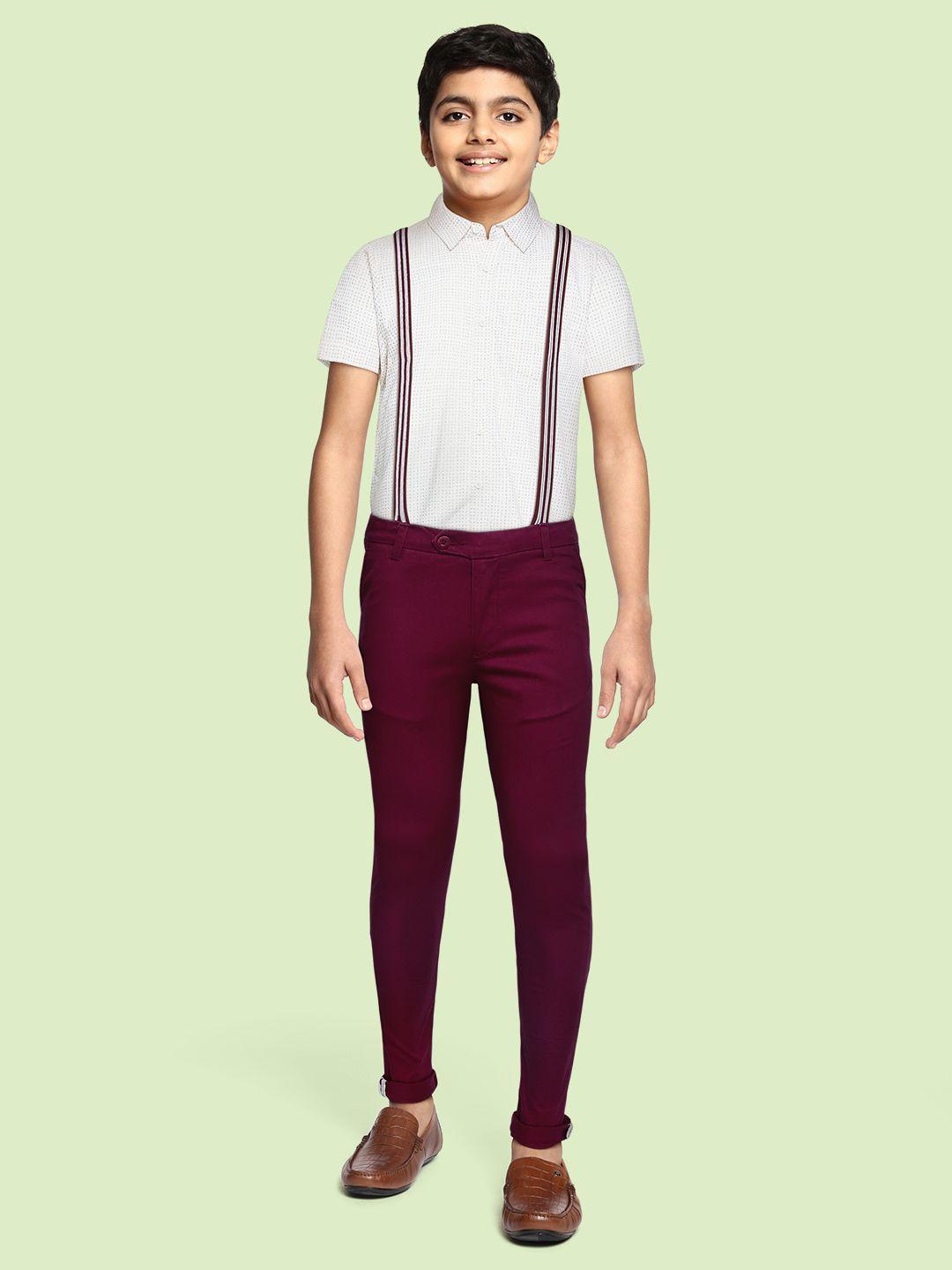 allen-solly-junior-boys-maroon-slim-fit-regular-trousers