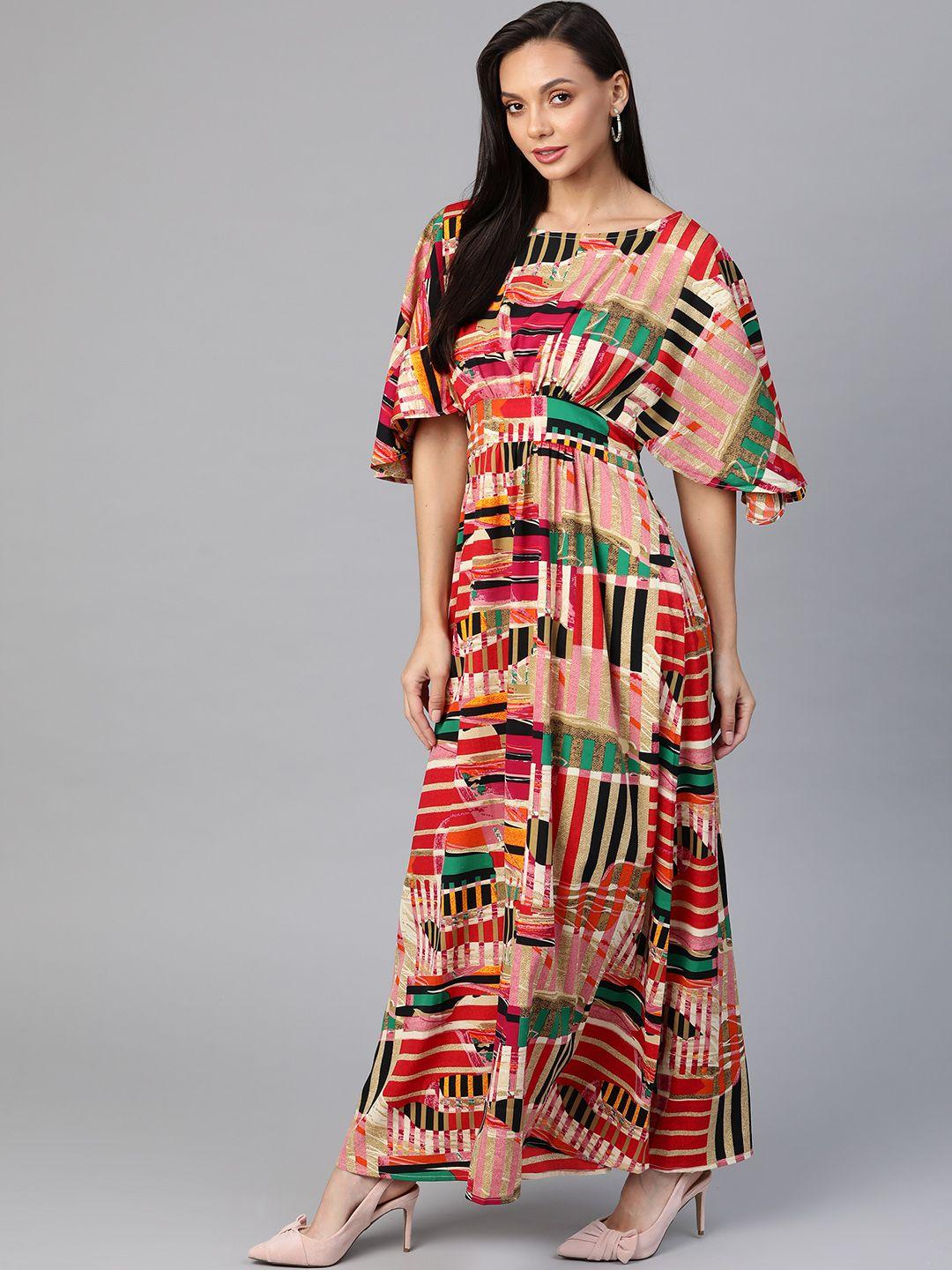 cottinfab-multicoloured-geometric-print-maxi-dress