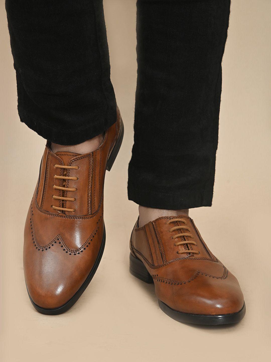 san-frissco-men-tan-brown-solid-genuine-leather-formal-brogues