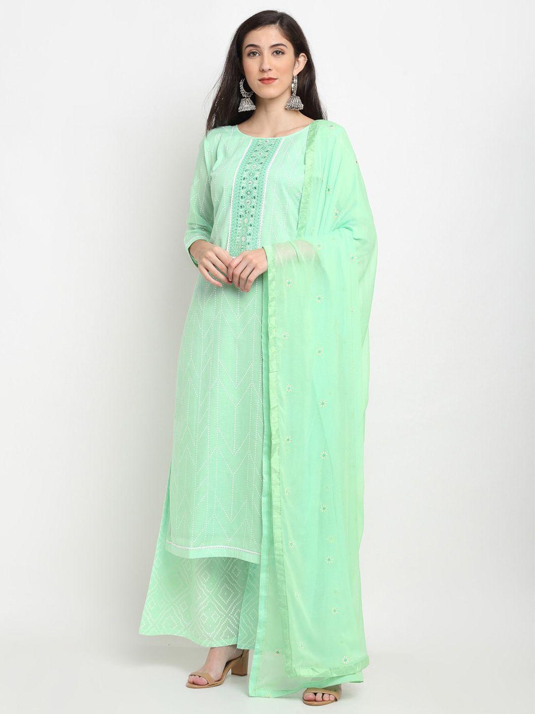 shewill-green-&-green-printed-unstitched-dress-material