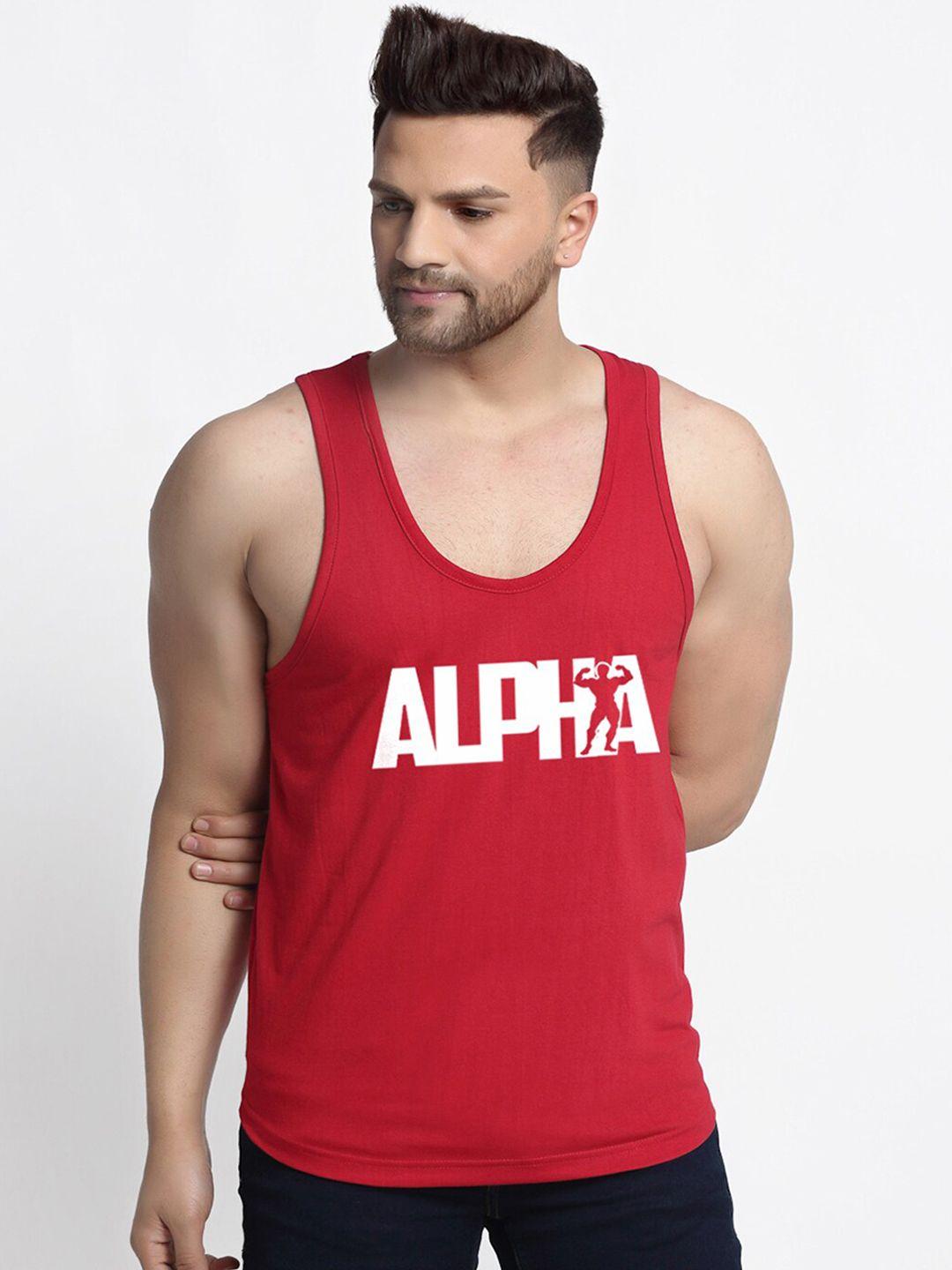 friskers-men-red-&-white-alpha-printed-pure-cotton-apple-cut-gym-vest-c177-14