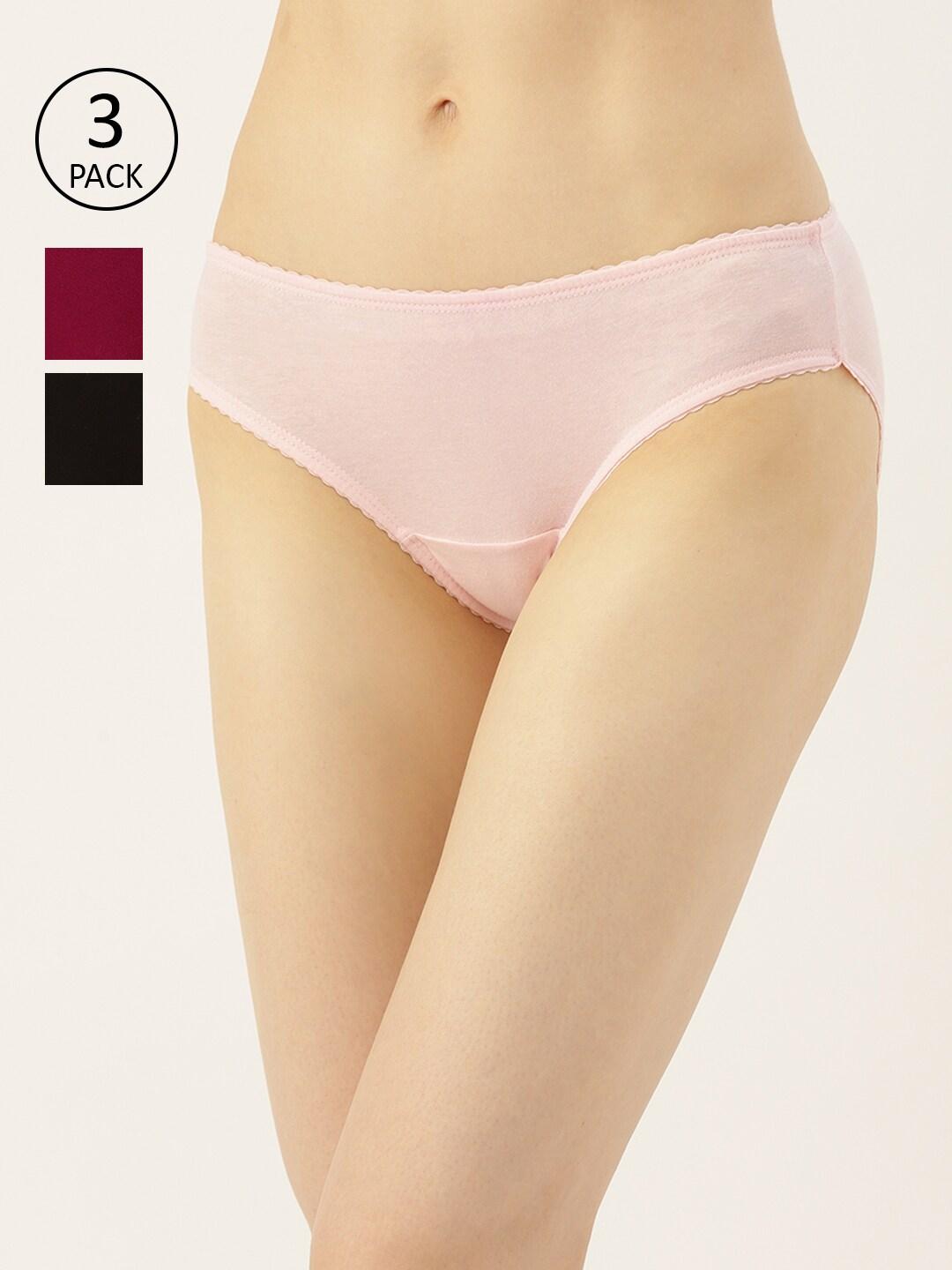 dressberry-women-pack-of-3-pure-cotton-solid-basic-briefs-db-3xs-sol-brf-003