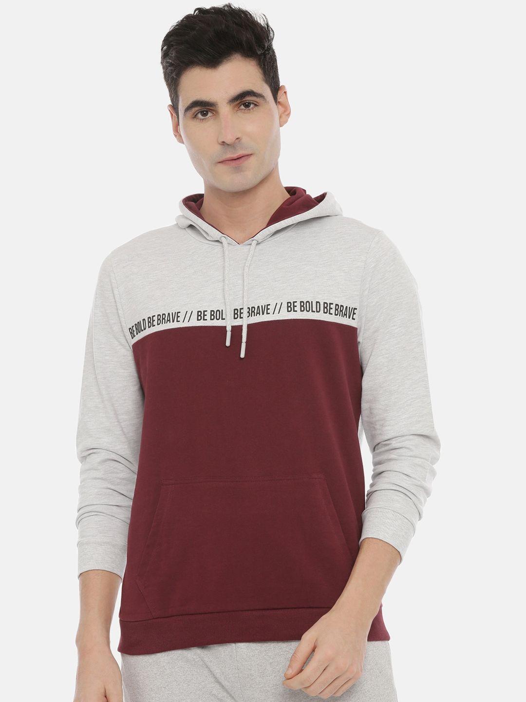 3pin-men-grey-colourblocked-hooded-sweatshirt
