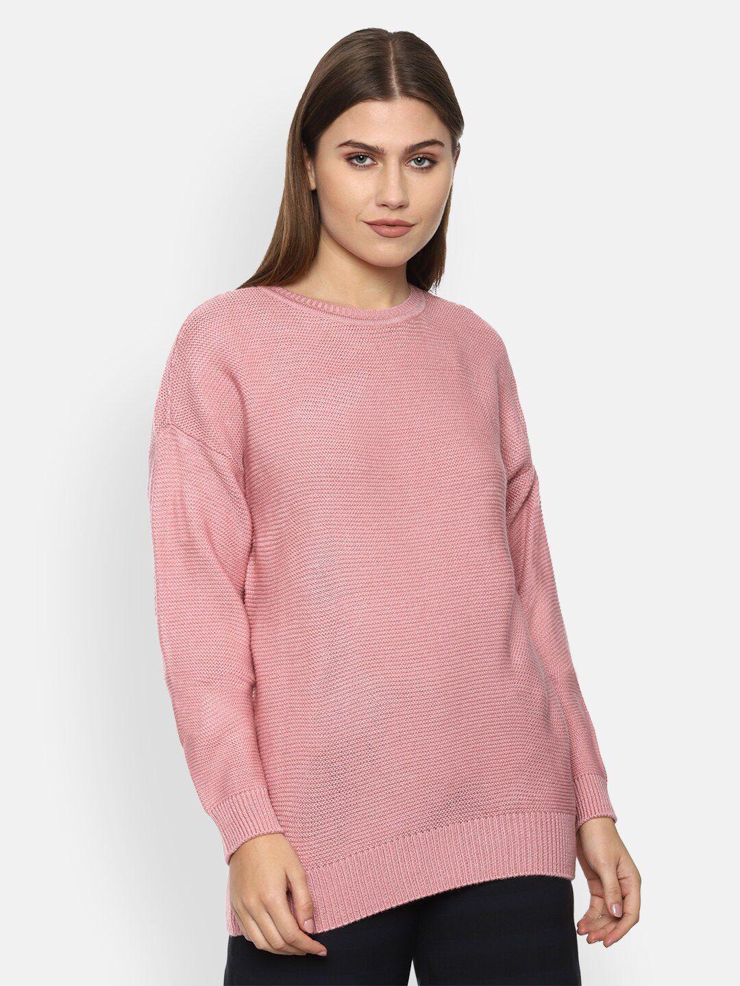 van-heusen-woman-pink-pullover