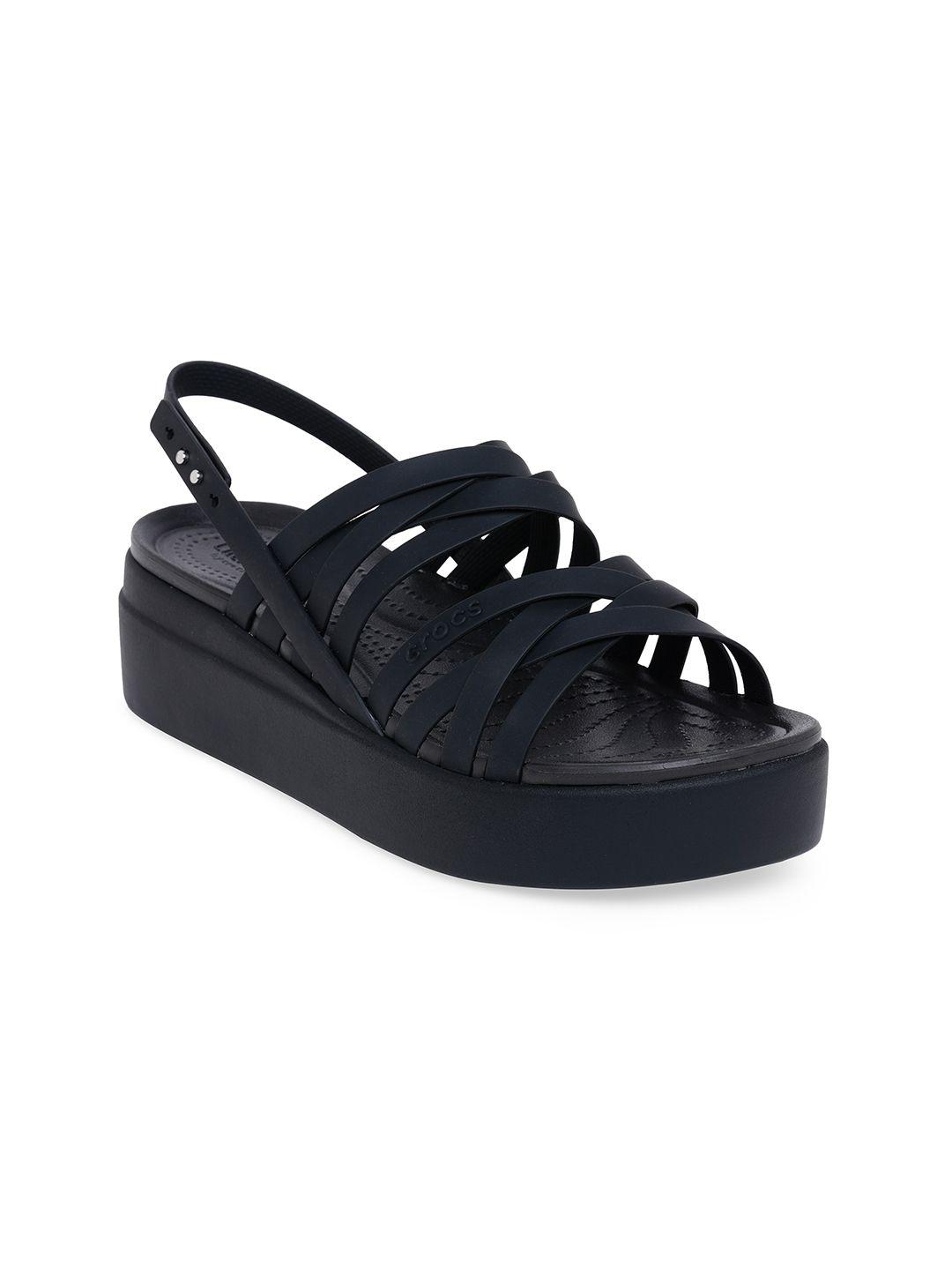 crocs-brooklyn-black-flatform-heels
