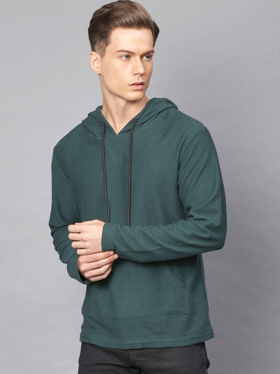 campus-sutra-men-green-hooded-sweatshirt