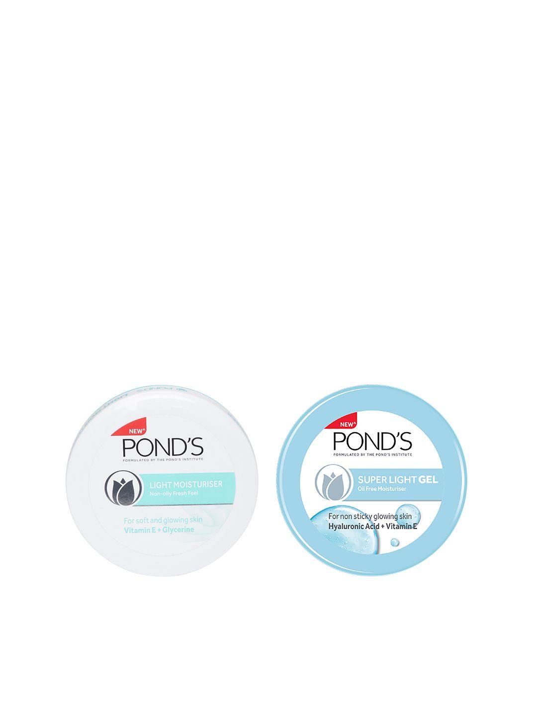 ponds-set-of-non-oily-fresh-feel-light-&-super-light-gel-oil-free-moisturisers