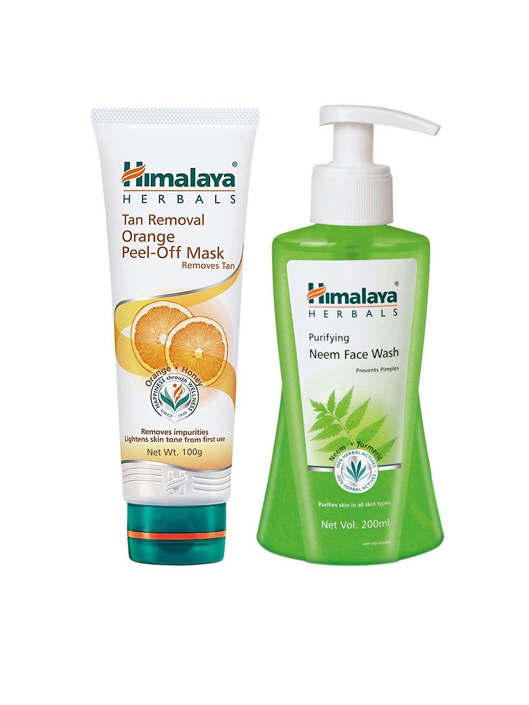 himalaya-set-of-purifying-neem-face-wash-&-tan-removal-orange-peel-off-mask