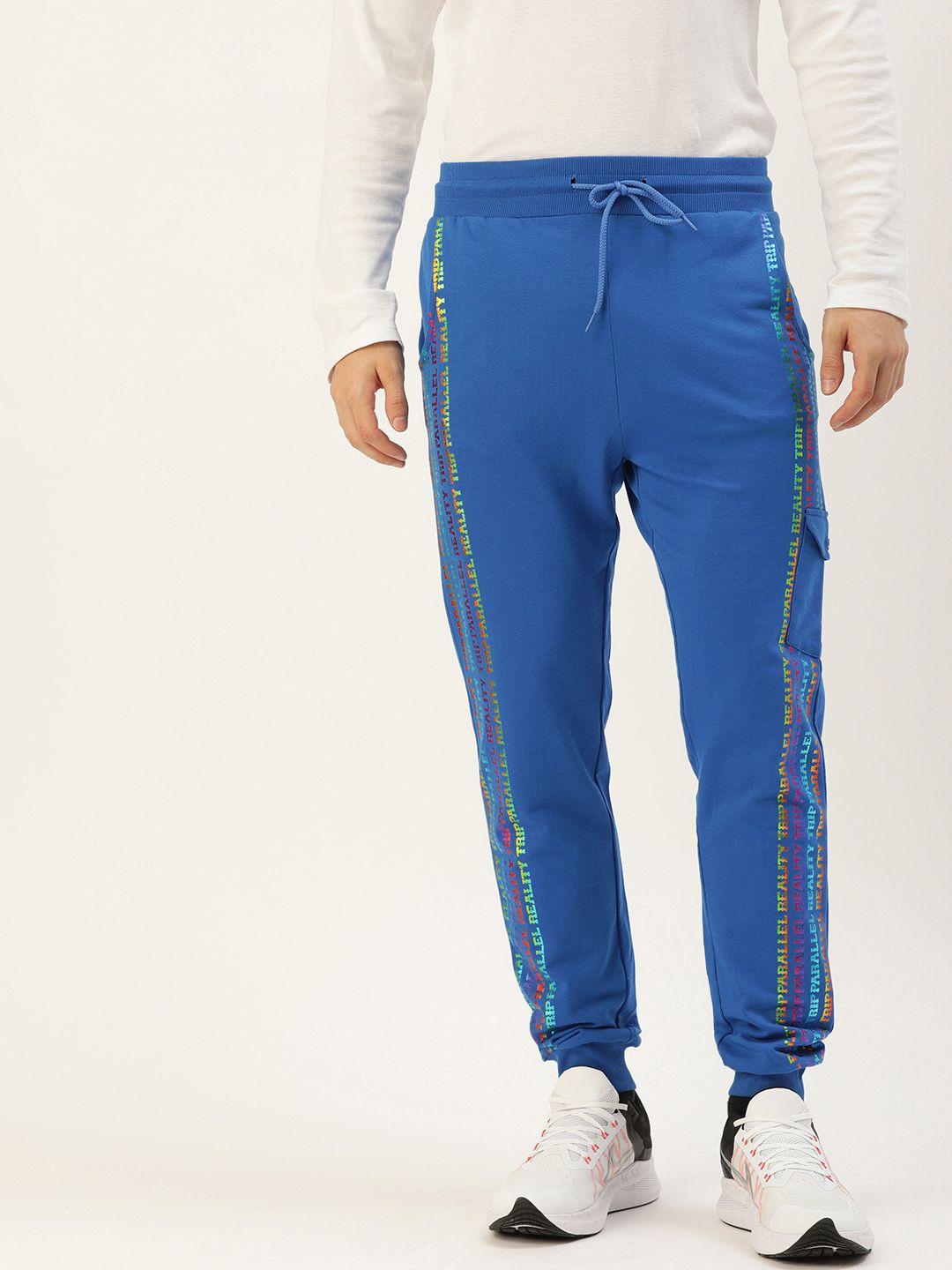 forever-21-men-blue-typography-printed-regular-fit-pure-cotton-joggers-trousers