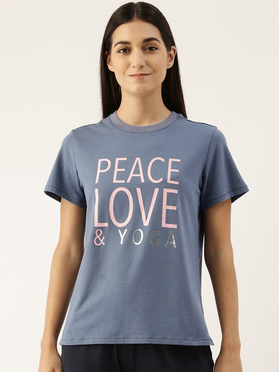 enamor-women-navy-blue-printed-antimicrobial-yoga-t-shirt