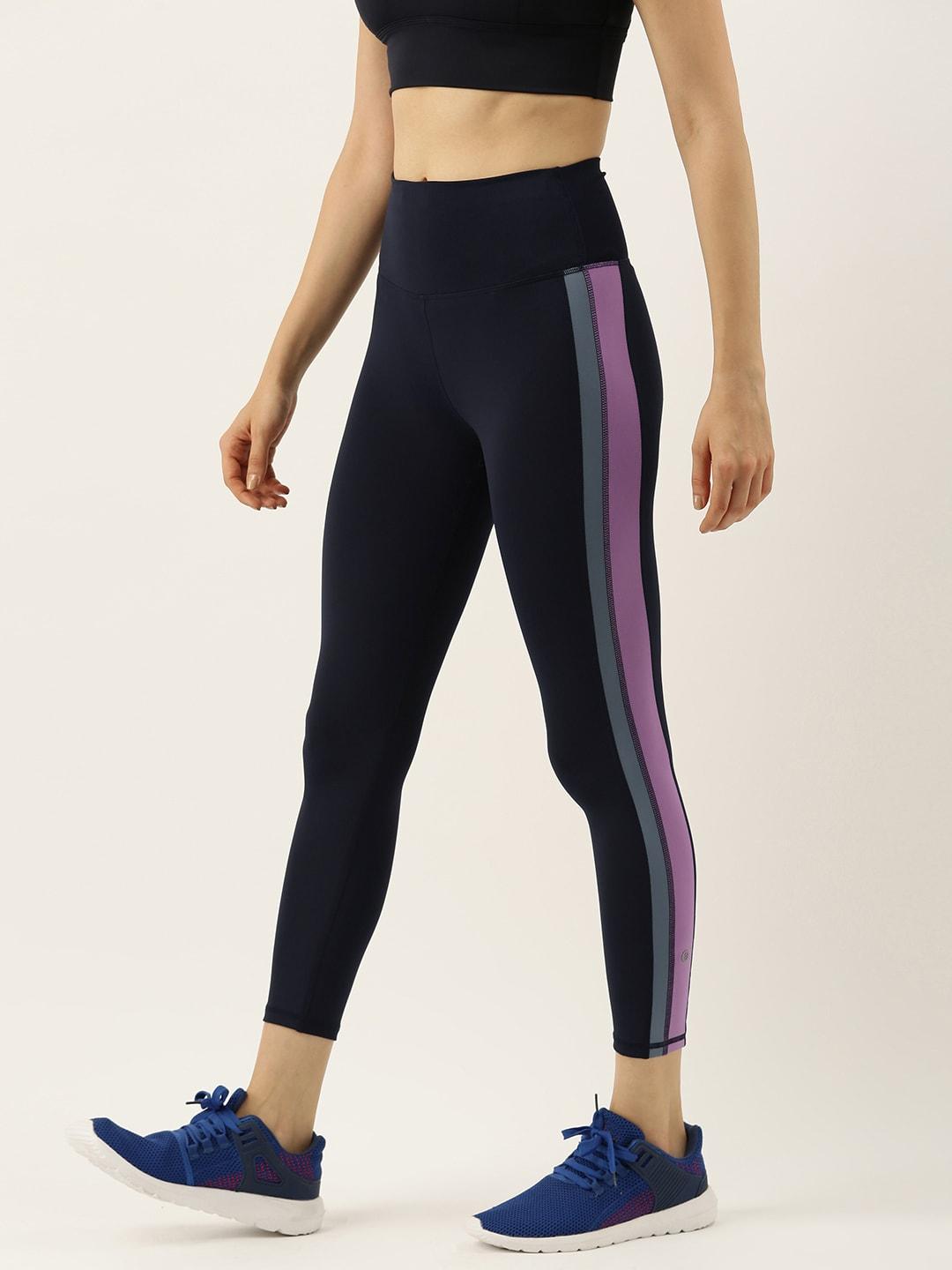 enamor-women-navy-blue-athleisure-high-waisted-leggings