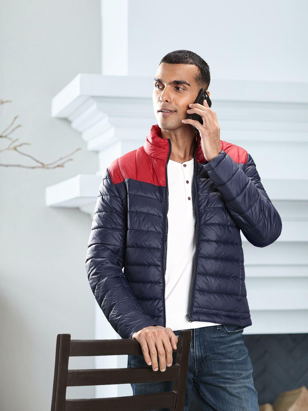 u-s-polo-assn-men-navy-blue-&-red-colourblocked-quilted-jacket