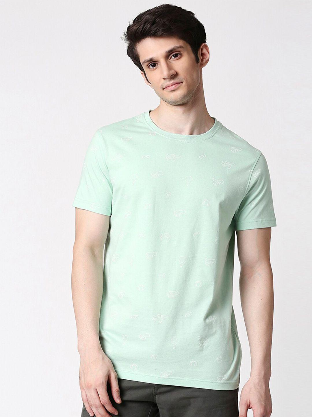 bewakoof-men-green-t-shirt