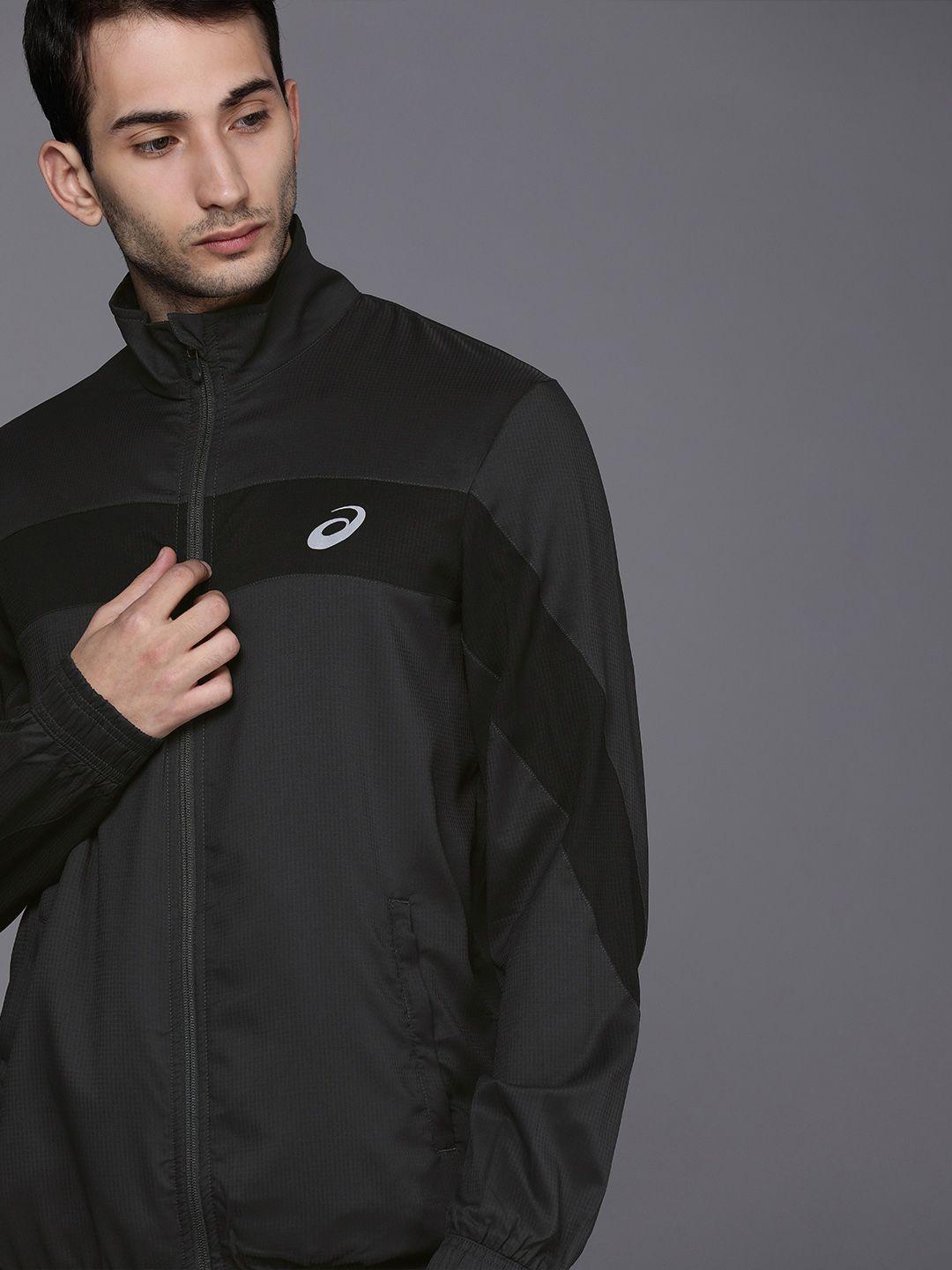 asics-men-charcoal-grey-&-black-lightweight-sporty-running-jacket
