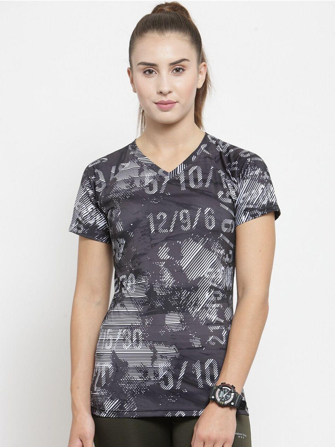 boston-club-women-black-&-grey-typography-printed-t-shirt