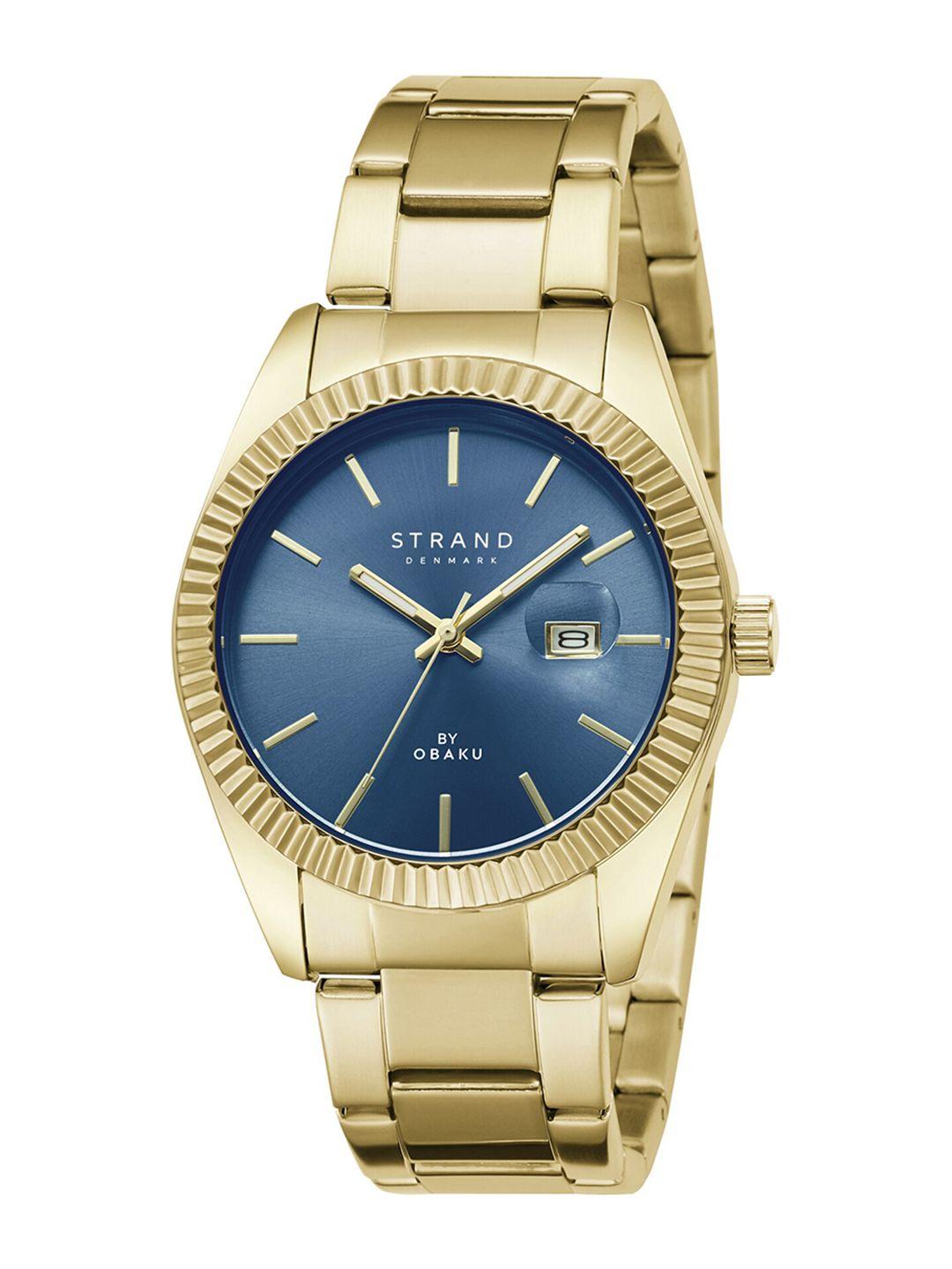 strand-by-obaku-men-blue-brass-dial-&-gold-toned-straps-analogue-watch-s721gdglsg-ds