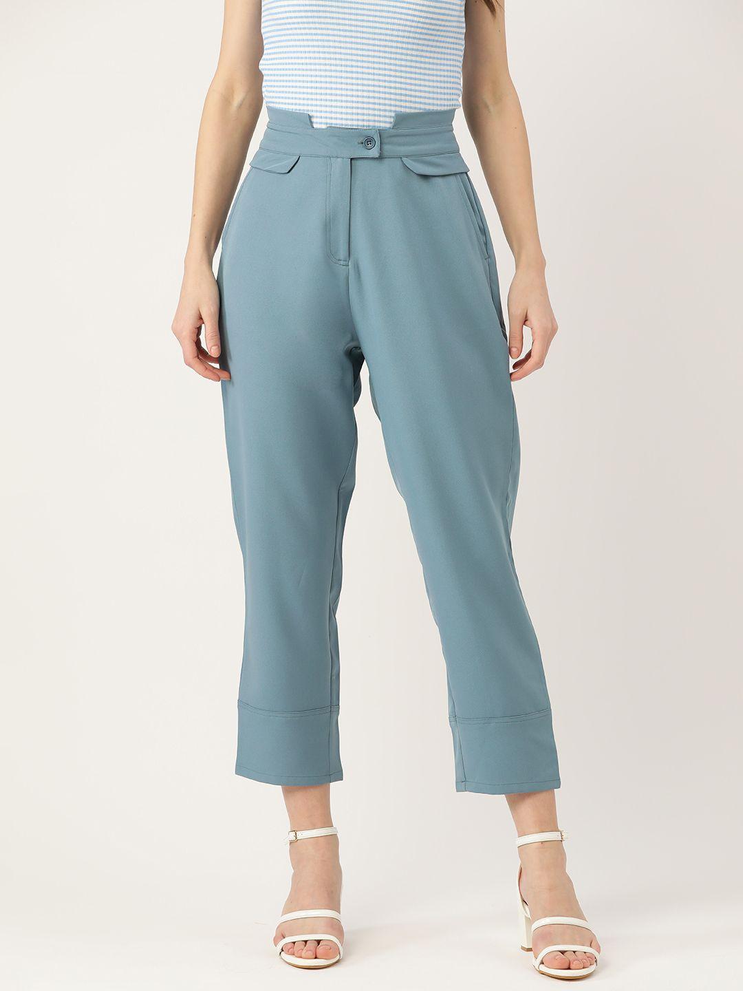 dressberry-women-blue-pleated-trousers