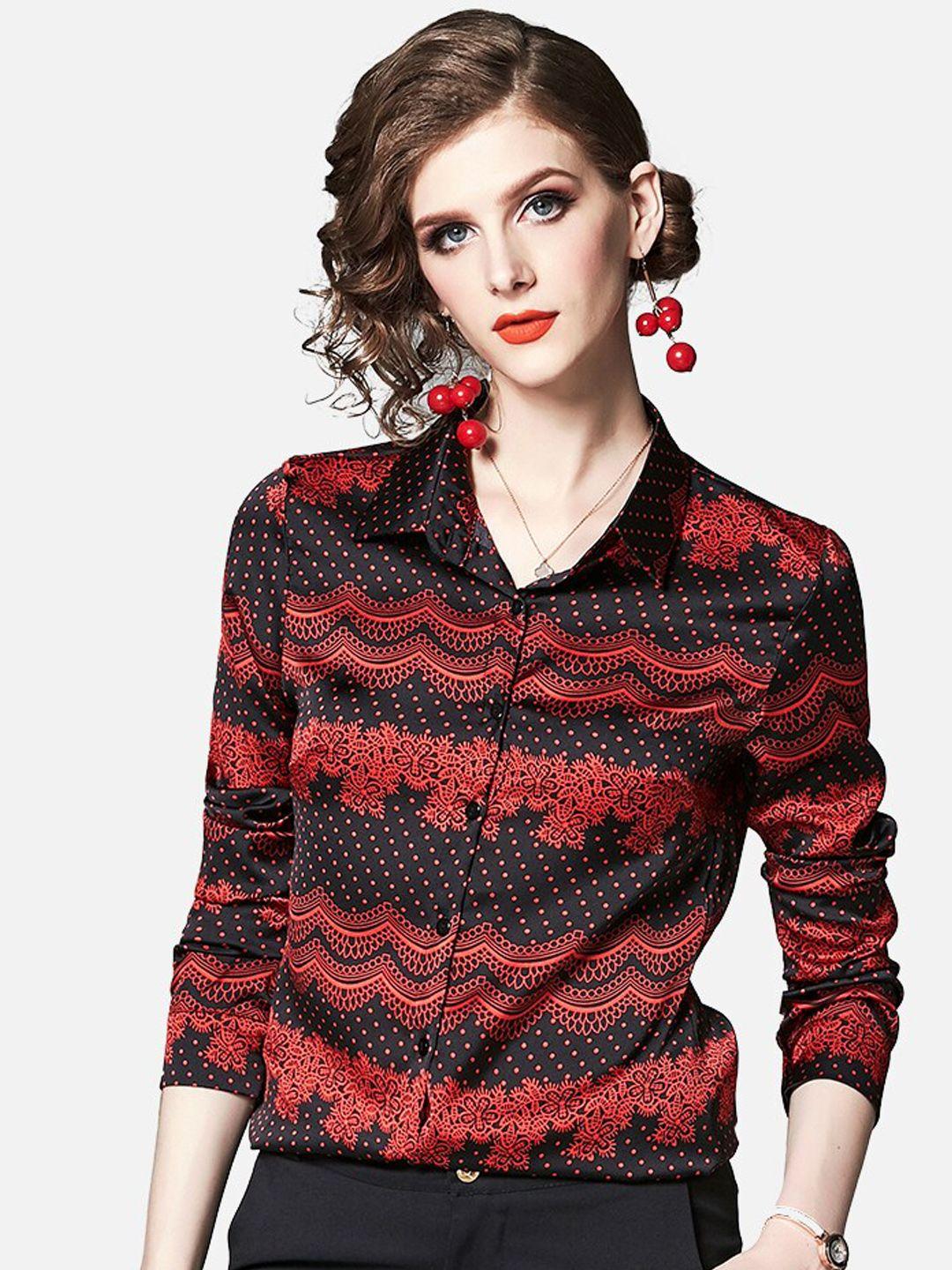 jc-collection-women-red-opaque-printed-casual-shirt