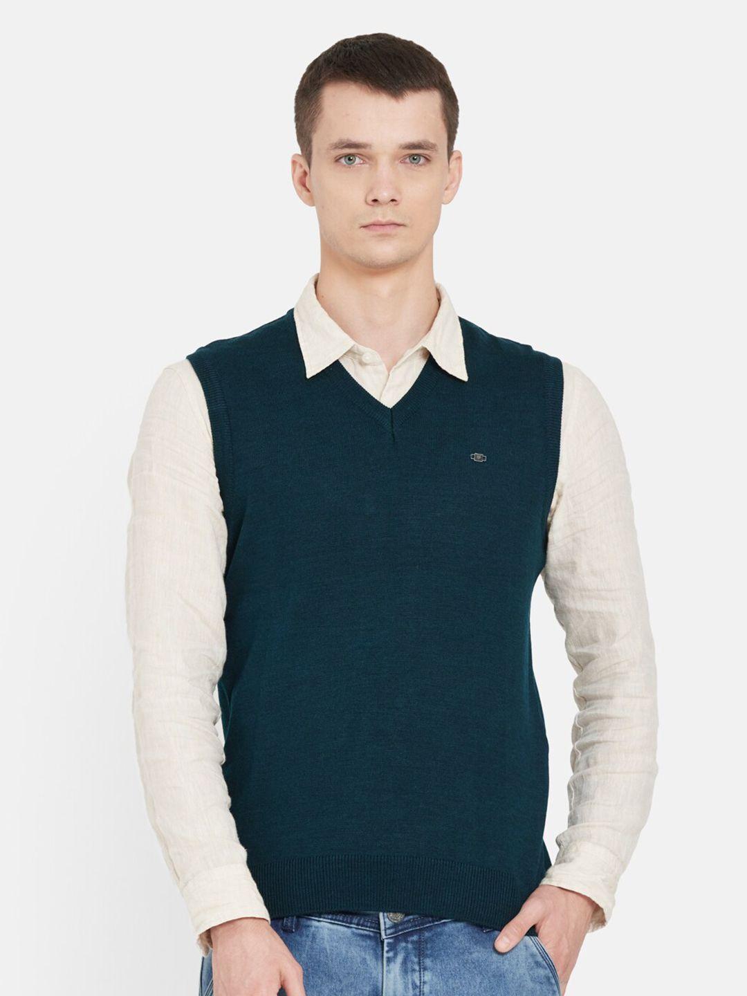 duke-men-teal-solid-sweater-vest