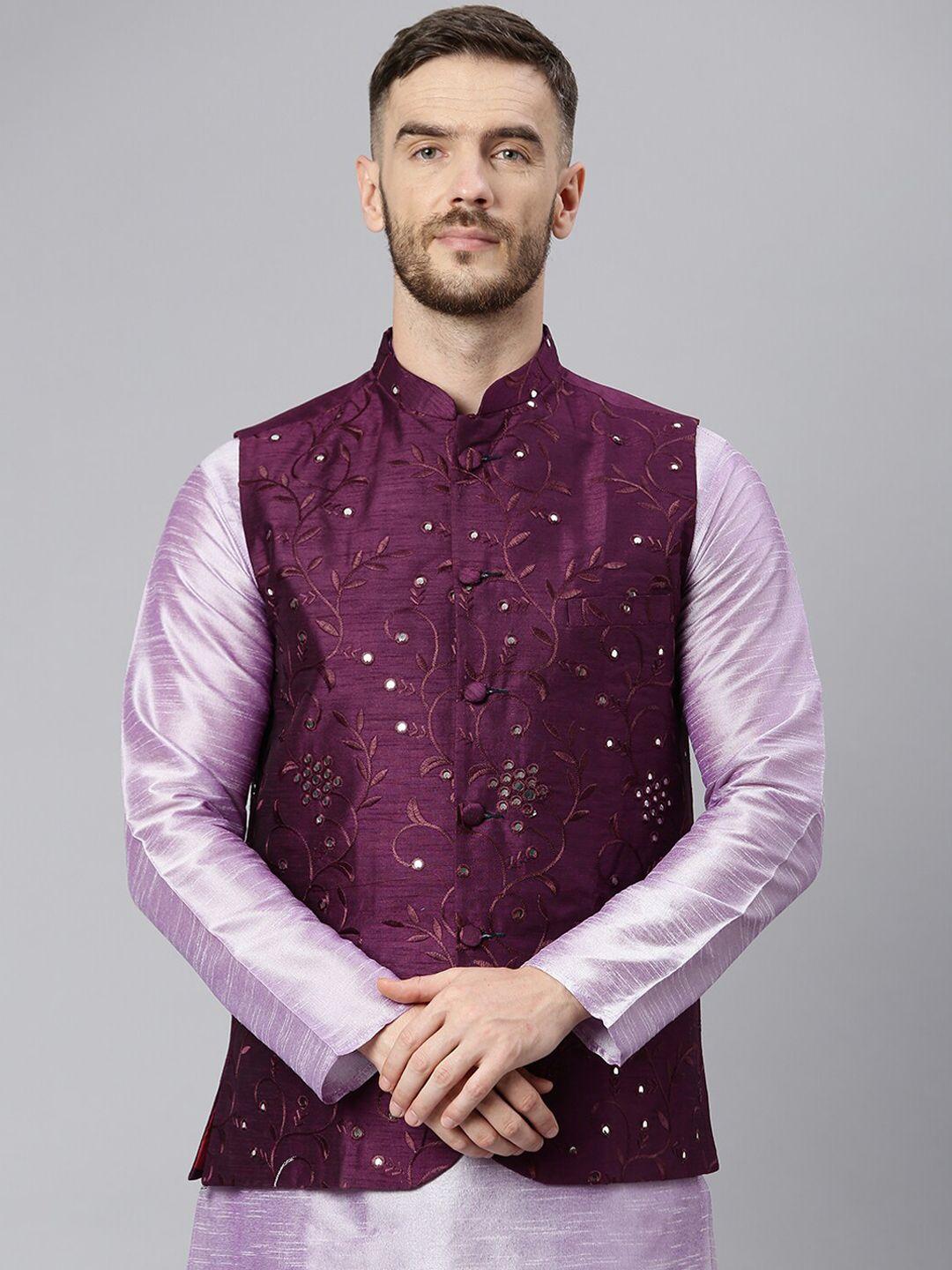 hangup-men-purple-embroidered-woven-nehru-jacket