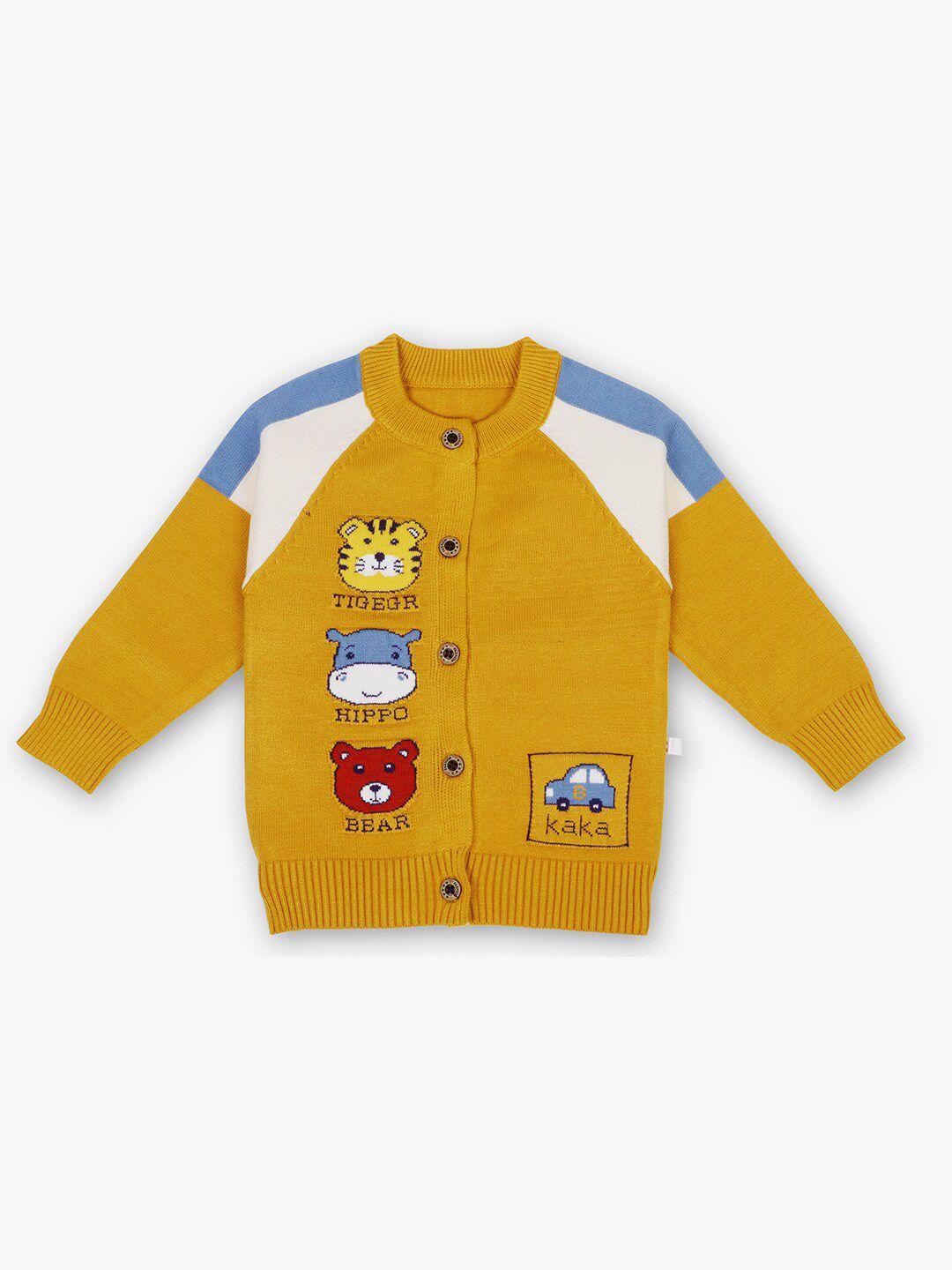 pokory-unisex-kids-assorted-humour-and-comic-printed-pure-cotton-cardigan
