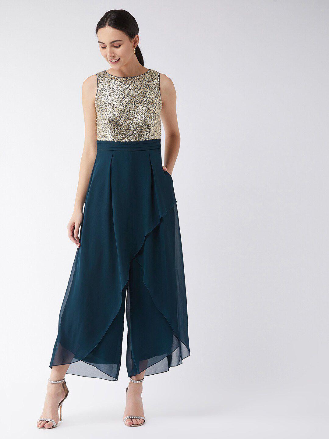 miss-chase-teal-&-gold-toned-sequined-asymmetric-layered-jumpsuit
