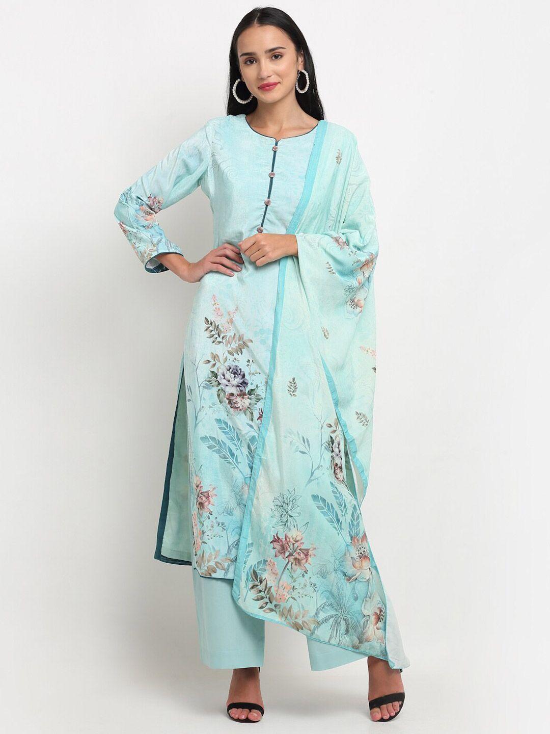 stylee-lifestyle-women-turquoise-blue-&-pink-printed-velvet-unstitched-dress-material