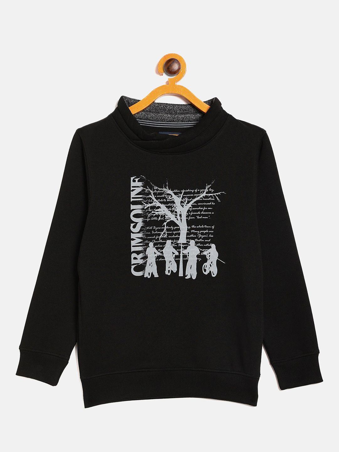 crimsoune-club-boys-black-printed-sweatshirt