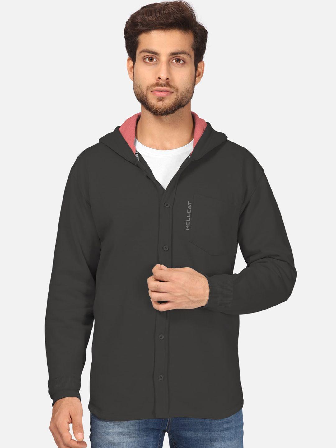 bullmer-men-charcoal-hooded-sweatshirt