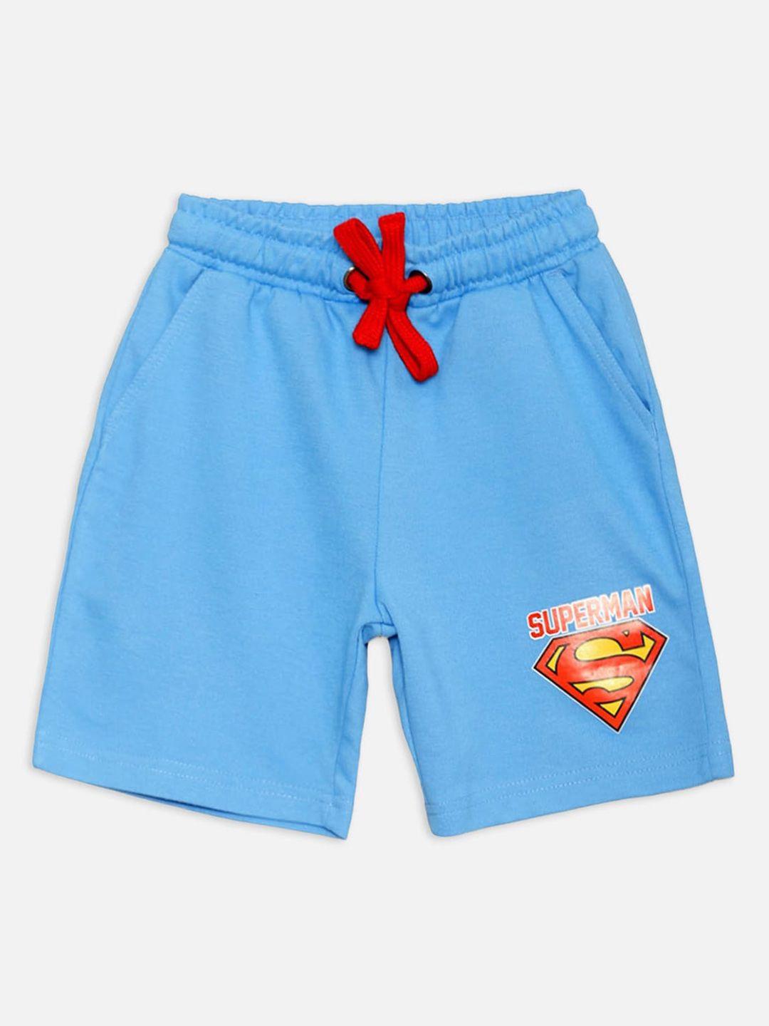 kids-ville-boys-blue-superman-printed-superman-regular-shorts
