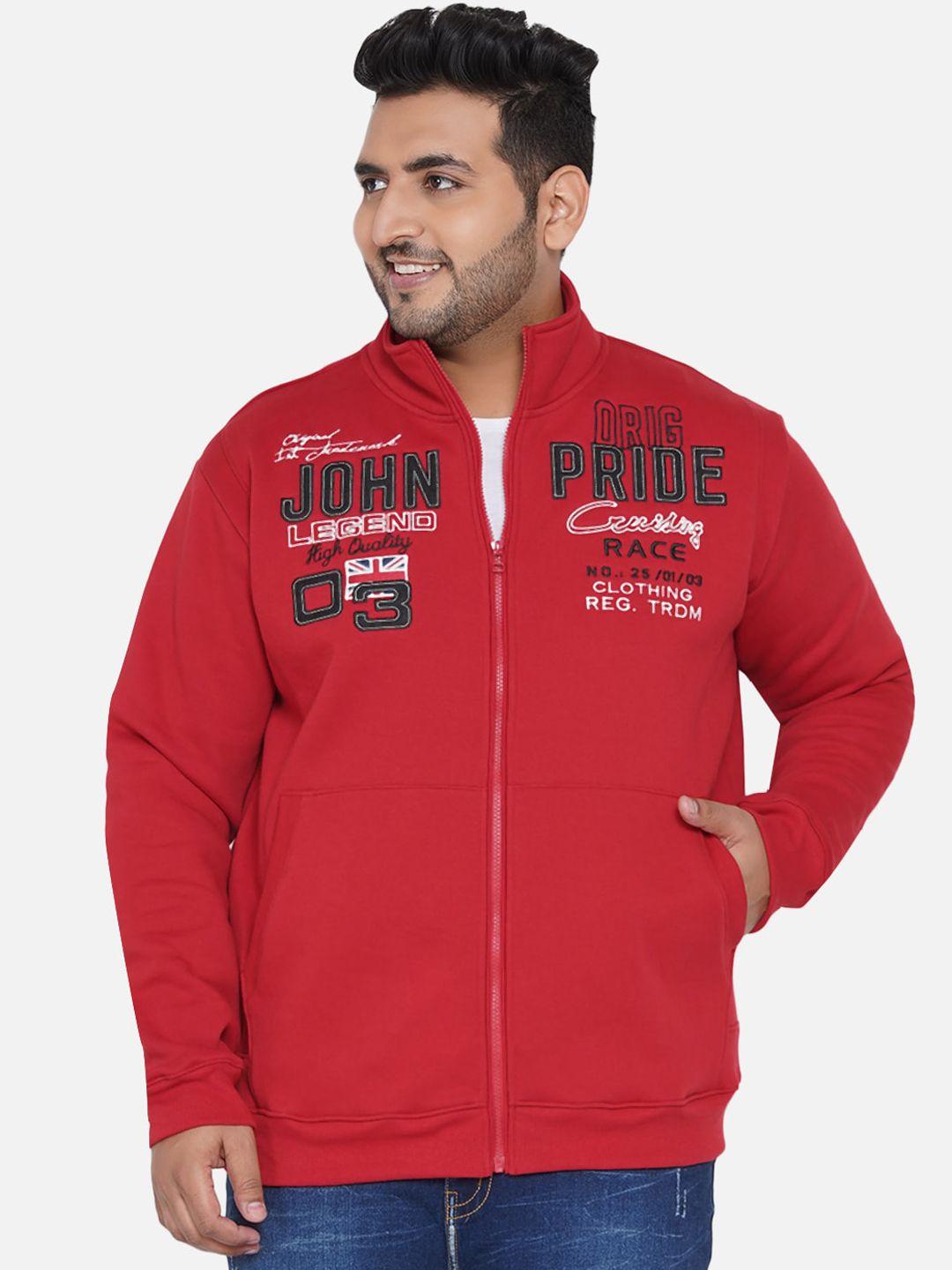 john-pride-men-red-brand-logo-printed-plus-size-sweatshirt
