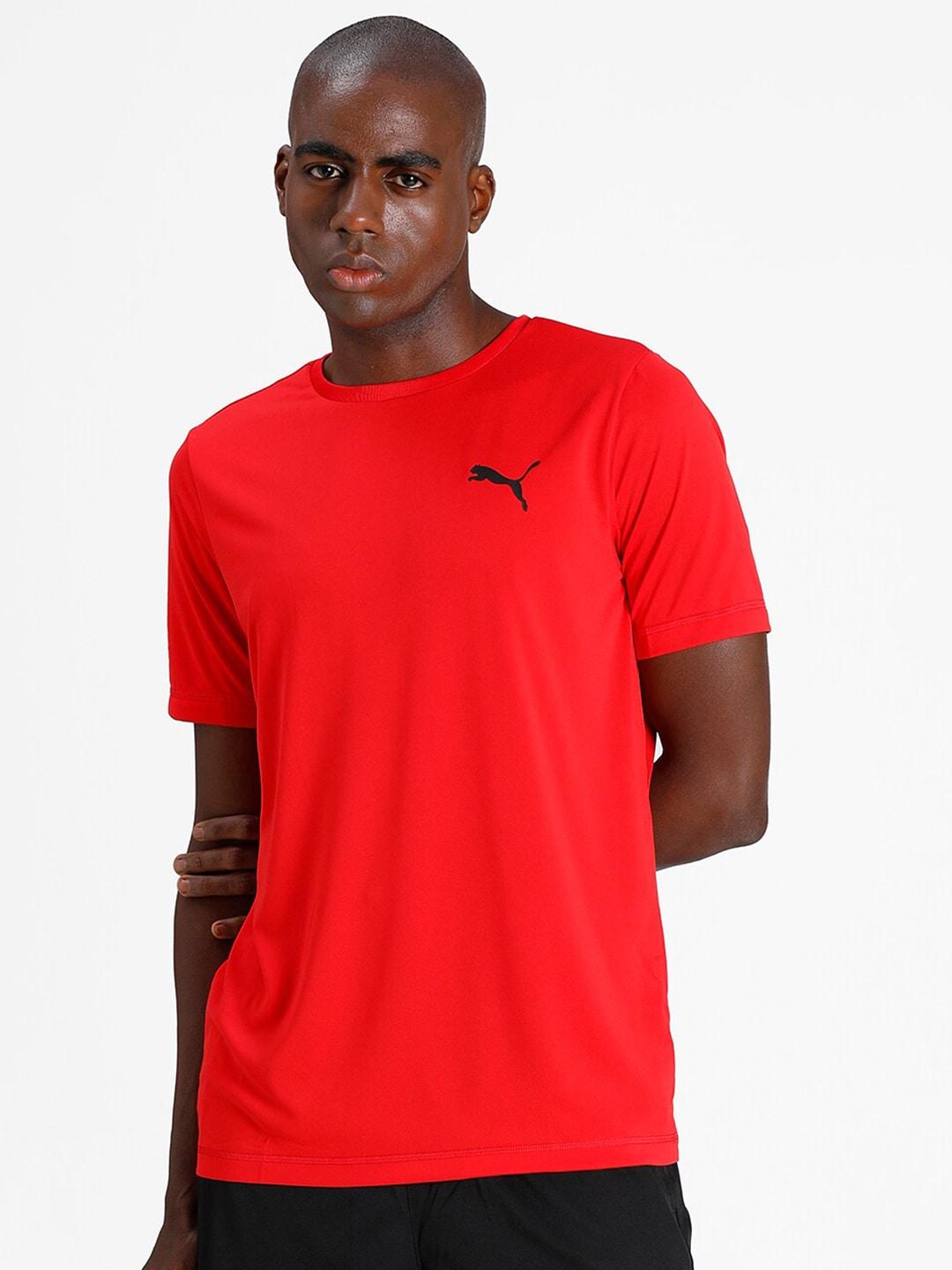 puma-men-red-active-small-logo-regular-fit-t-shirt