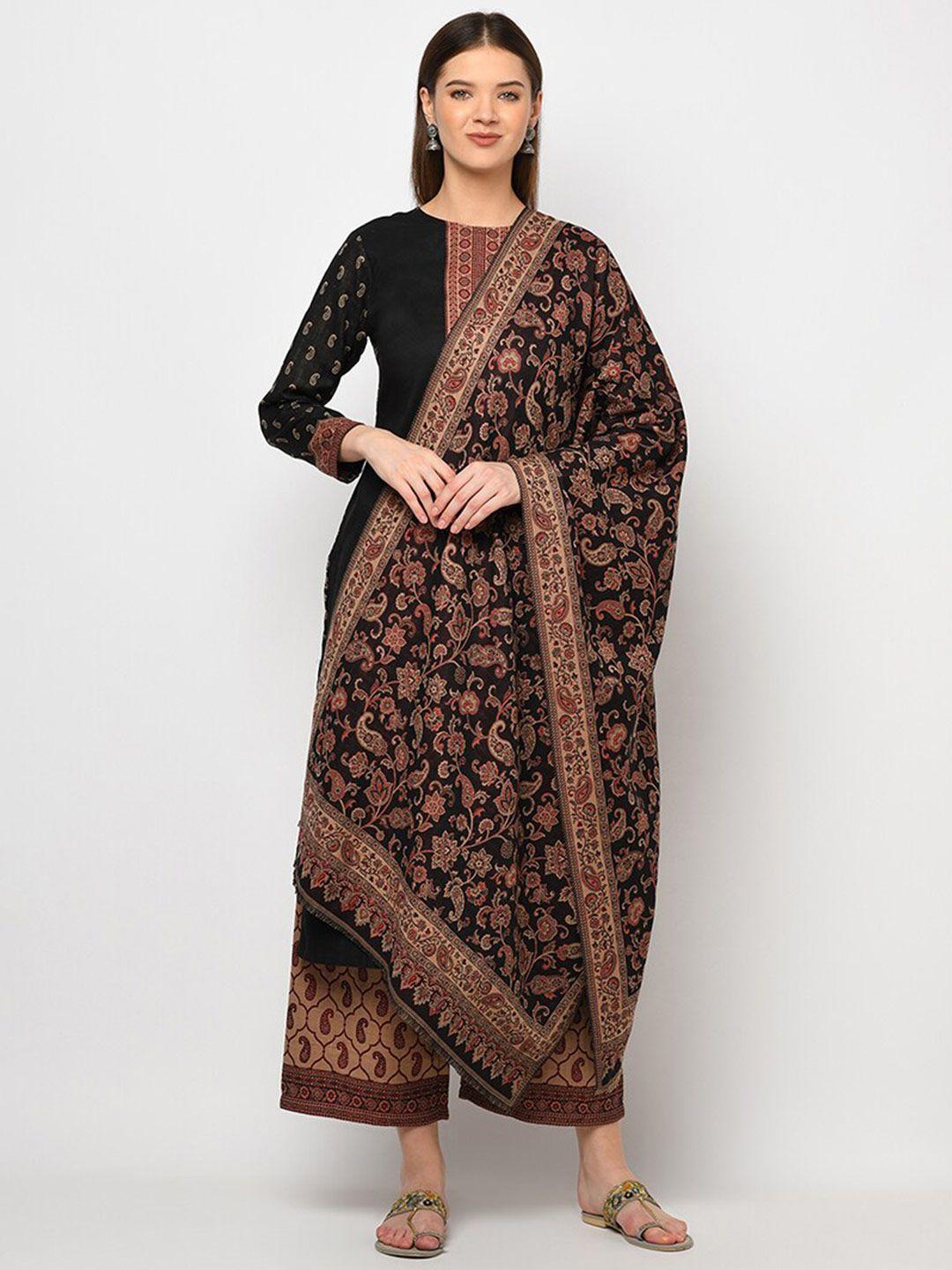 safaa-women-black-floral-printed-unstitched-dress-material