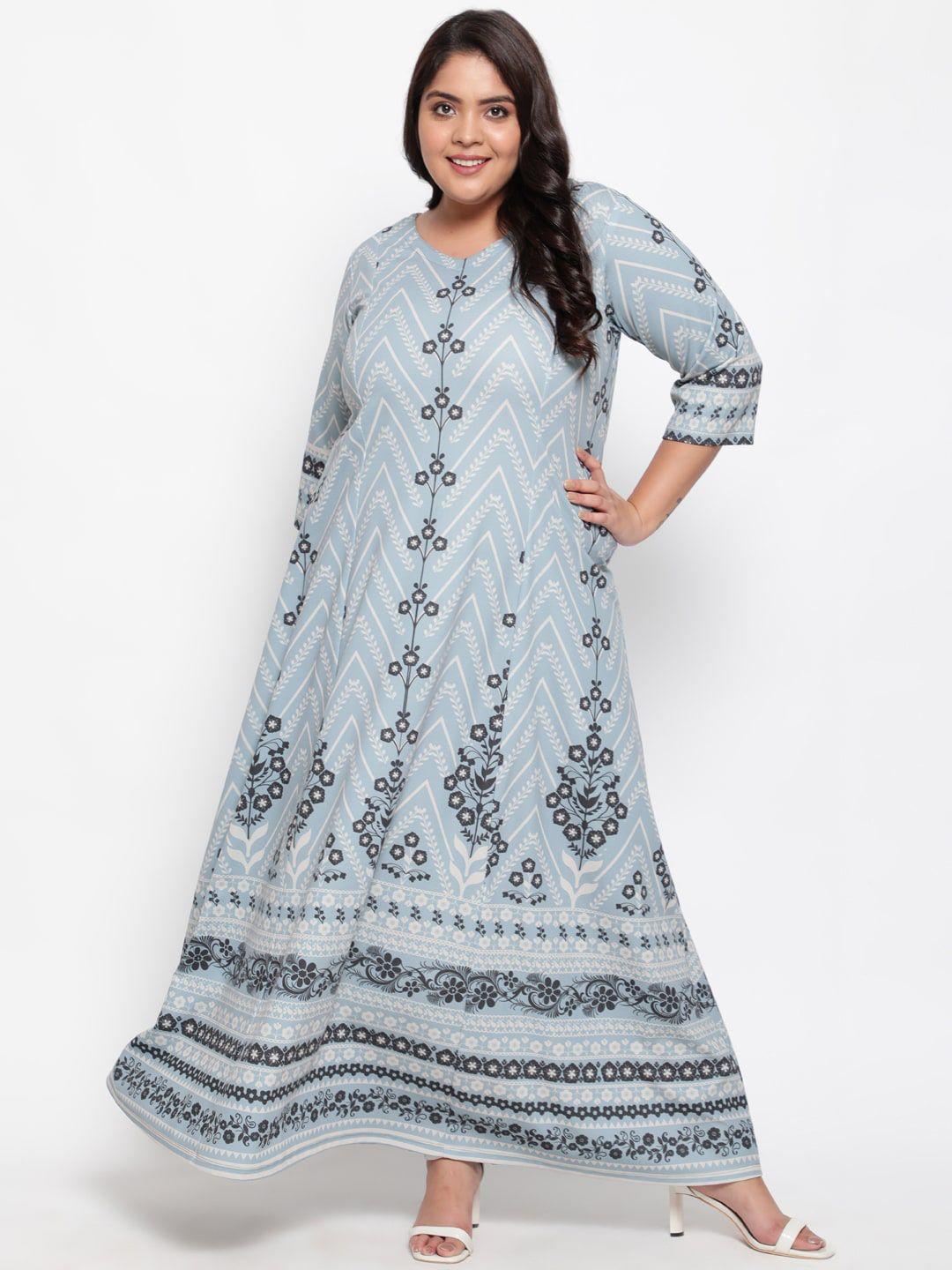 amydus-women-plus-size-blue-aaloka-printed-maxi-dress