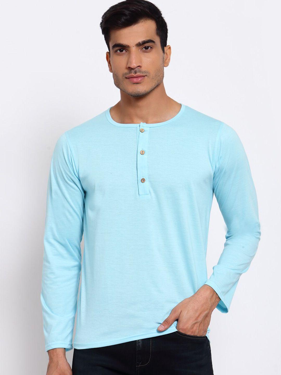 feranoid-men-turquoise-blue-henley-neck-full-sleeve-t-shirt