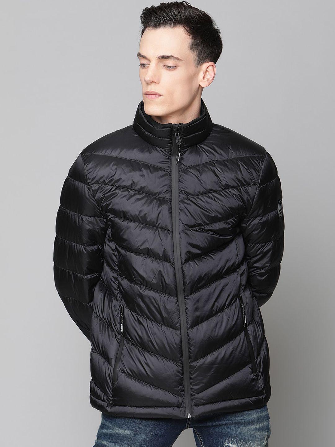lindbergh-men-black-lightweight-padded-jacket