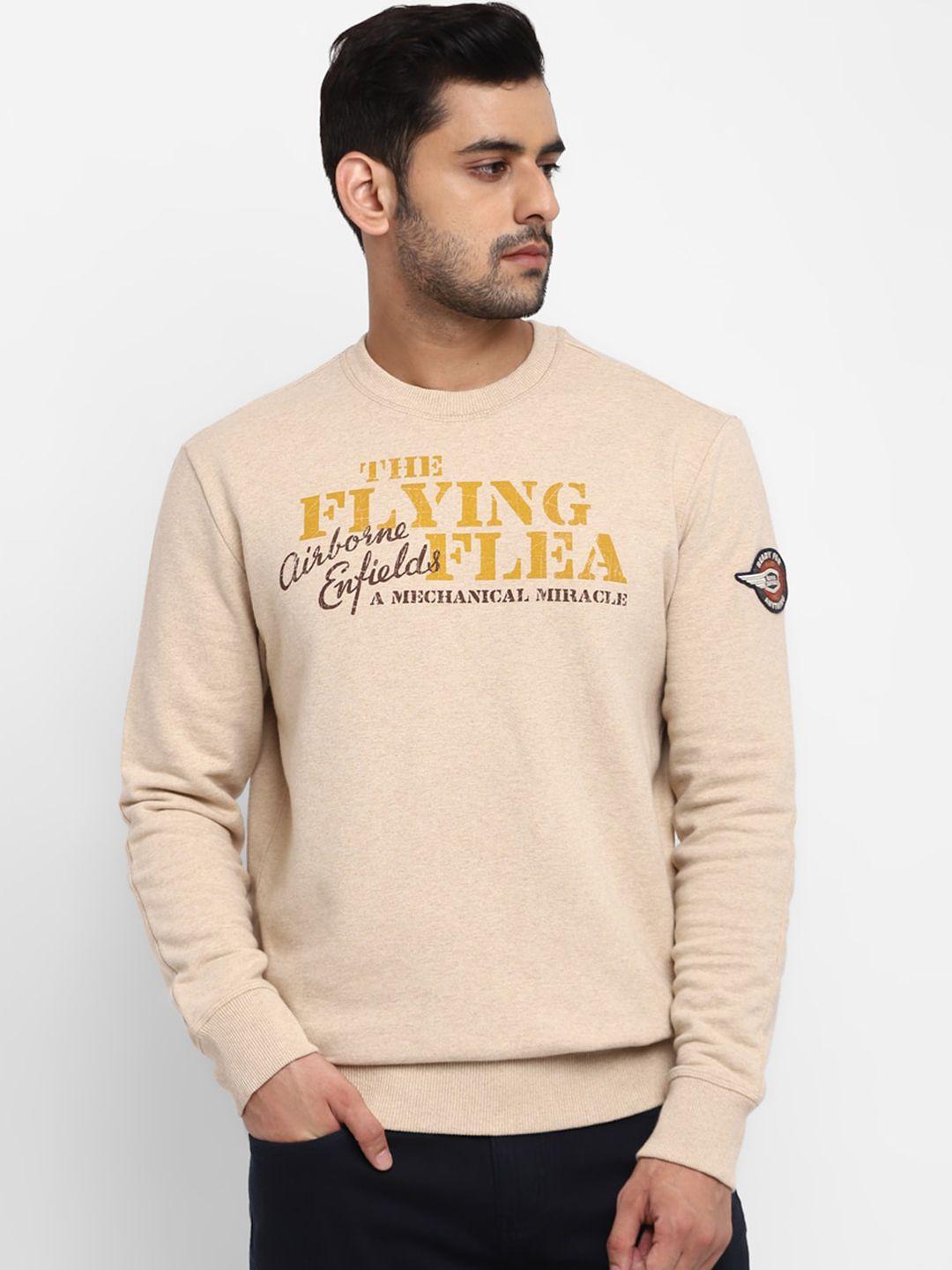 royal-enfield-men-beige-printed-sweatshirt