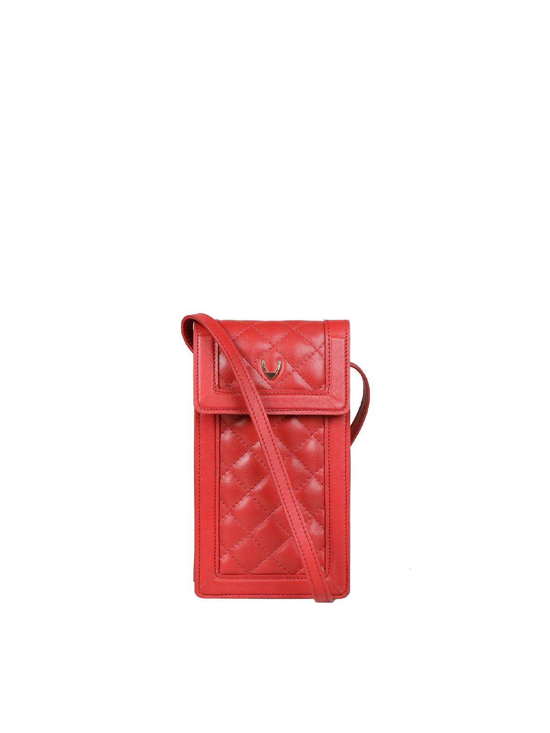 hidesign-red-textured-leather-purse-clutch