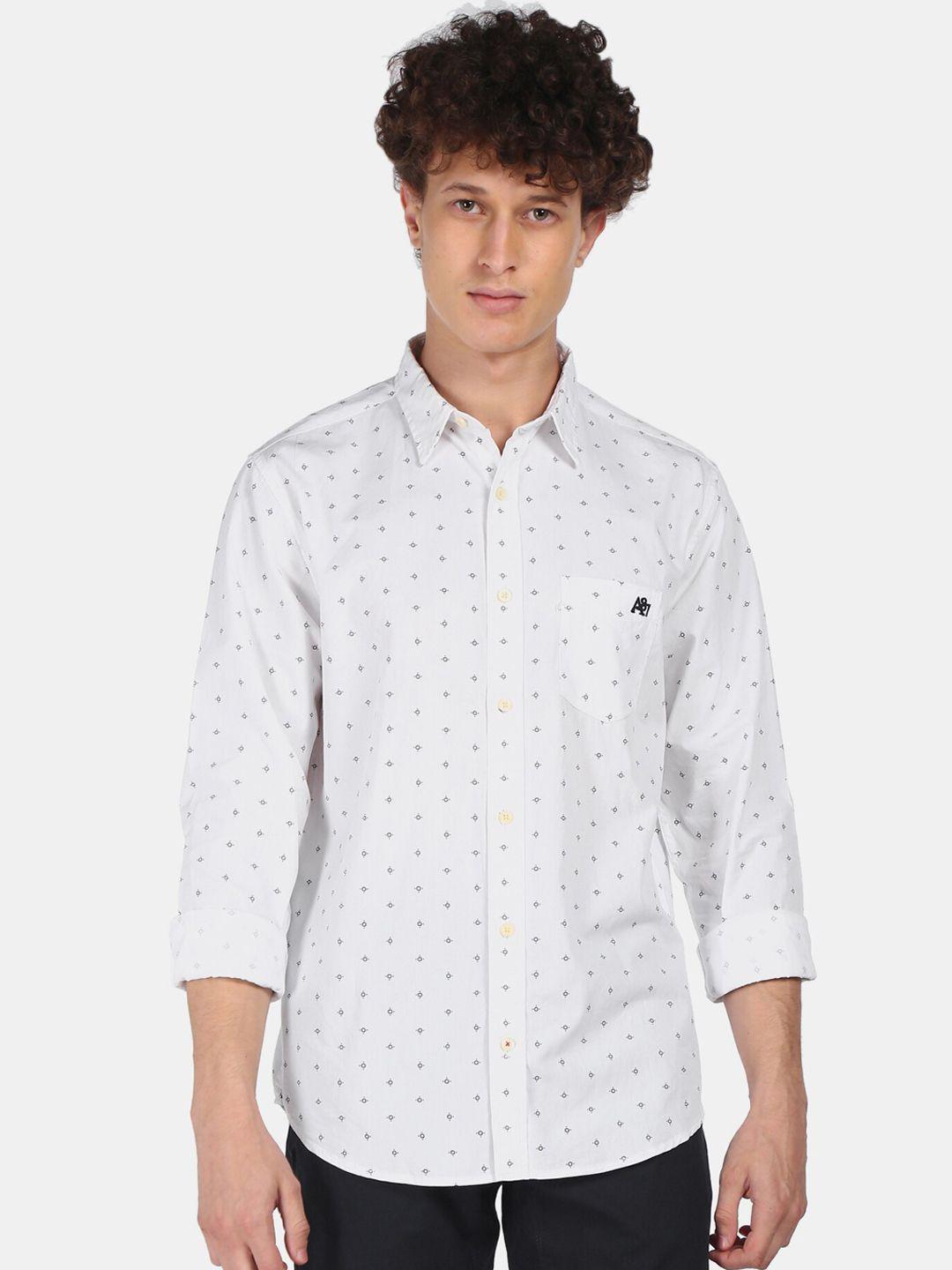 aeropostale-men-white-opaque-printed-casual-shirt