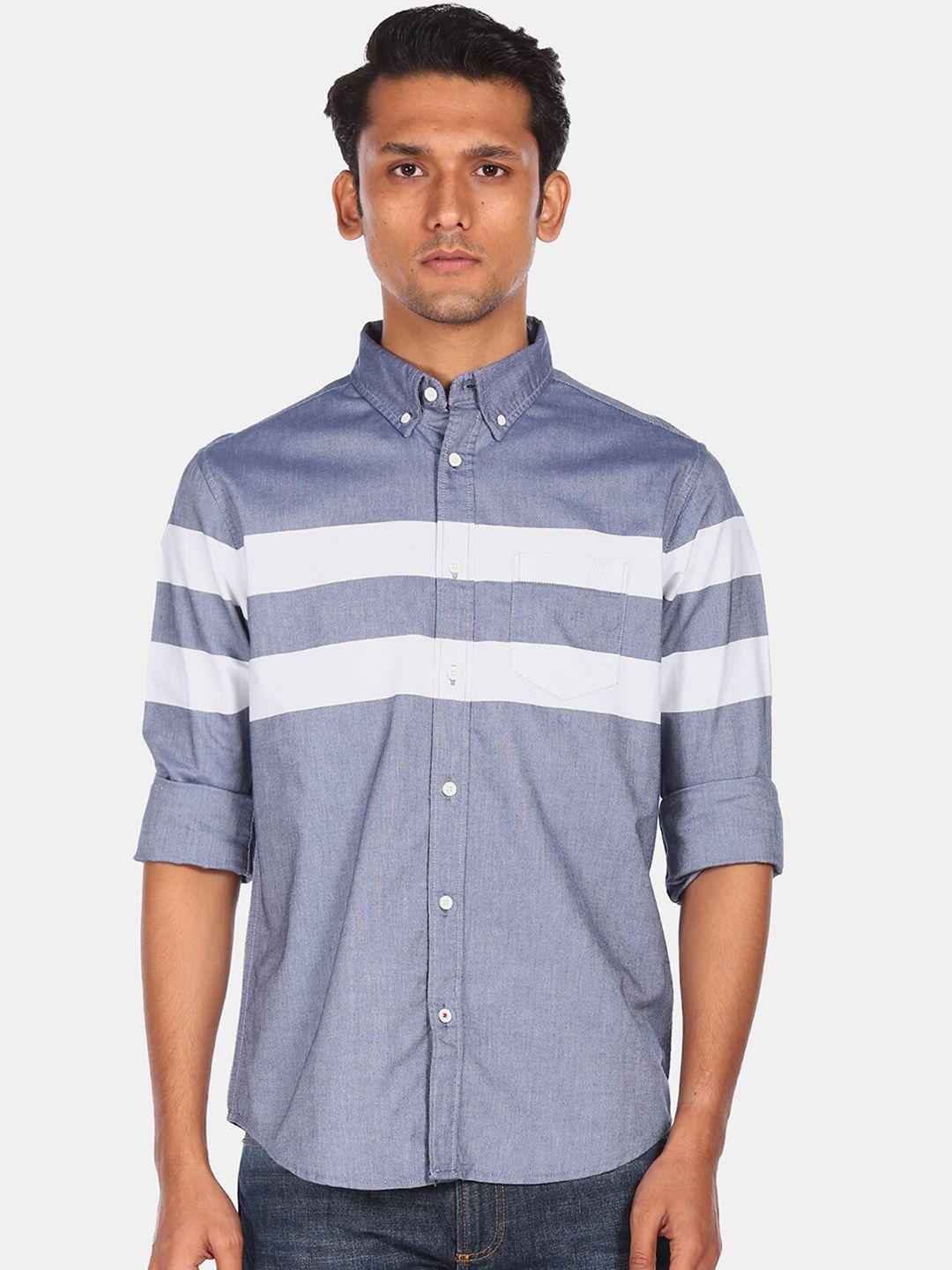 aeropostale-men-blue-horizontal-stripes-opaque-striped-pure-cotton-casual-shirt