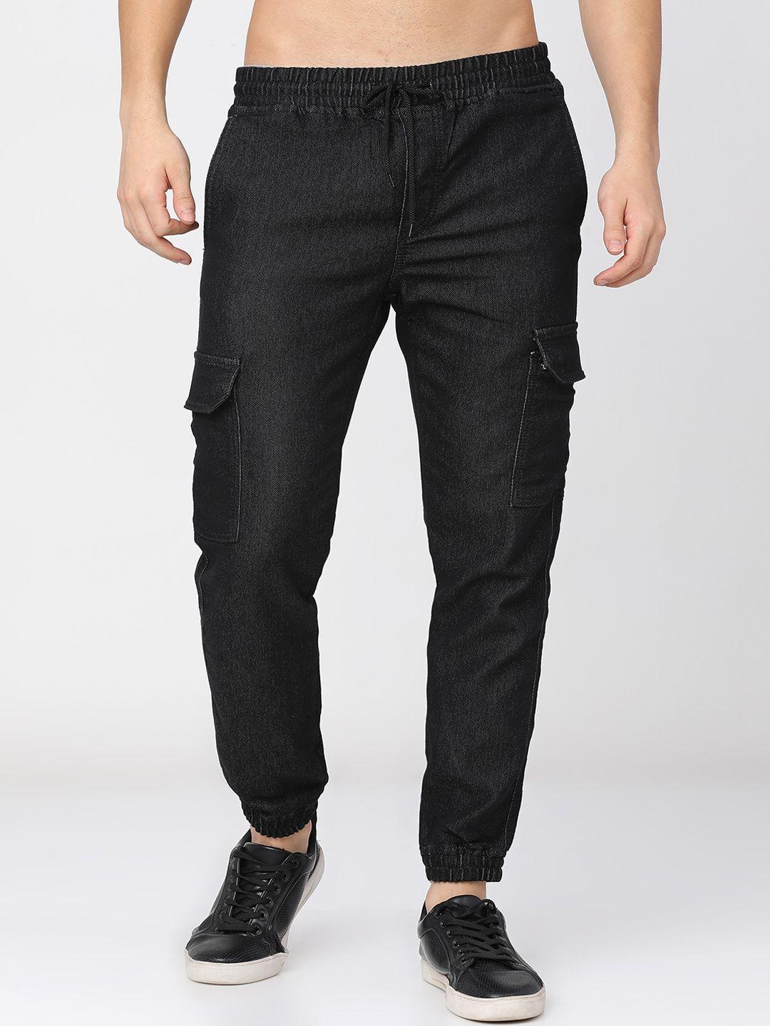ketch-men-black-jogger-stretchable-jeans