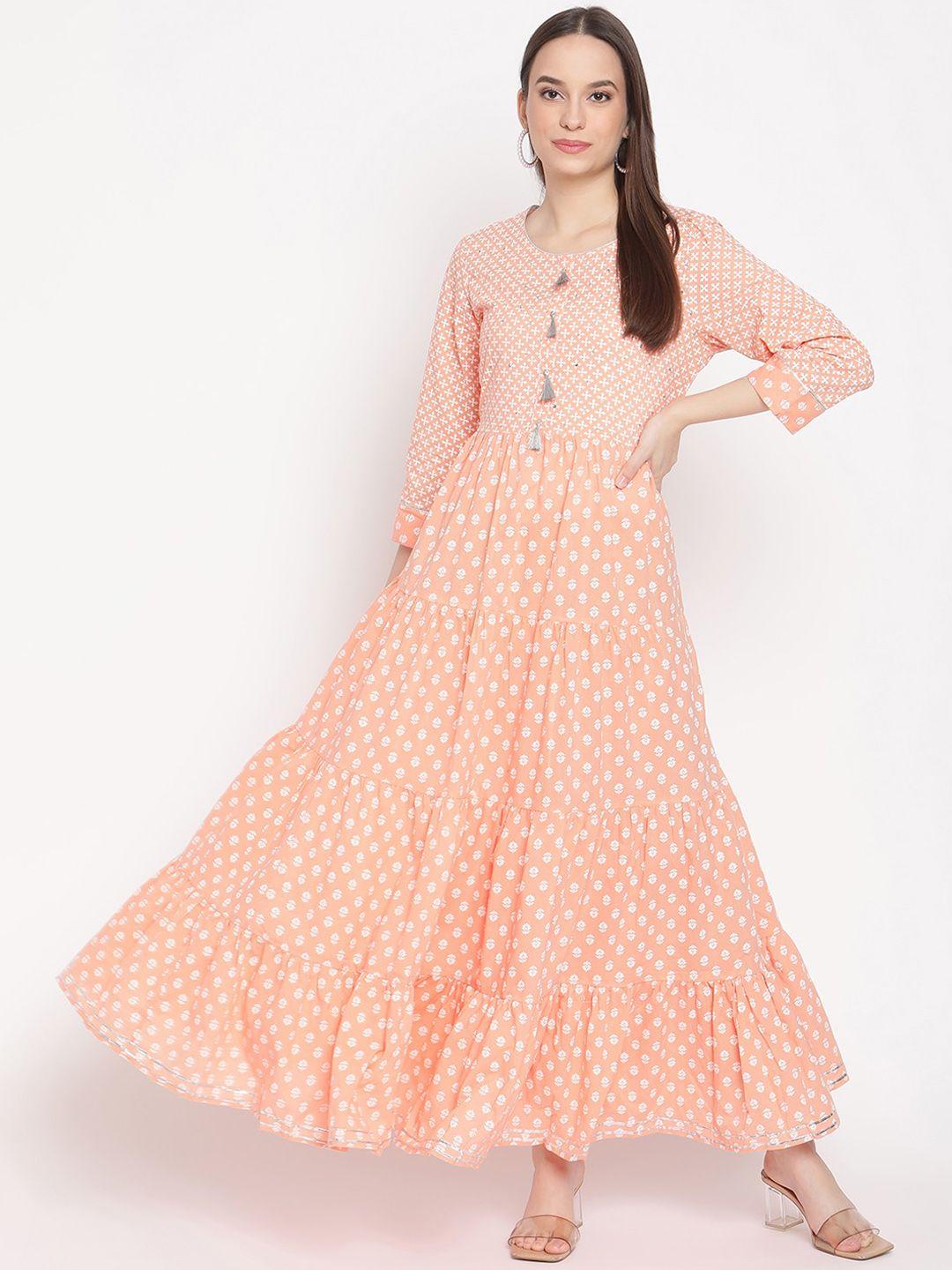 be-indi-peach-coloured-ethnic-maxi-dress