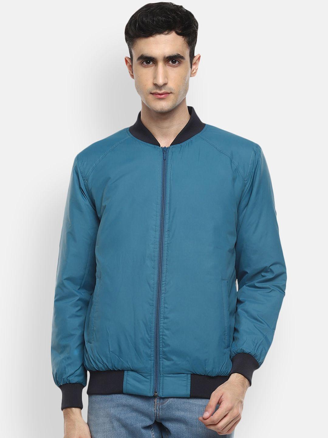 red-chief-men-blue-water-resistant-longline-bomber-jacket