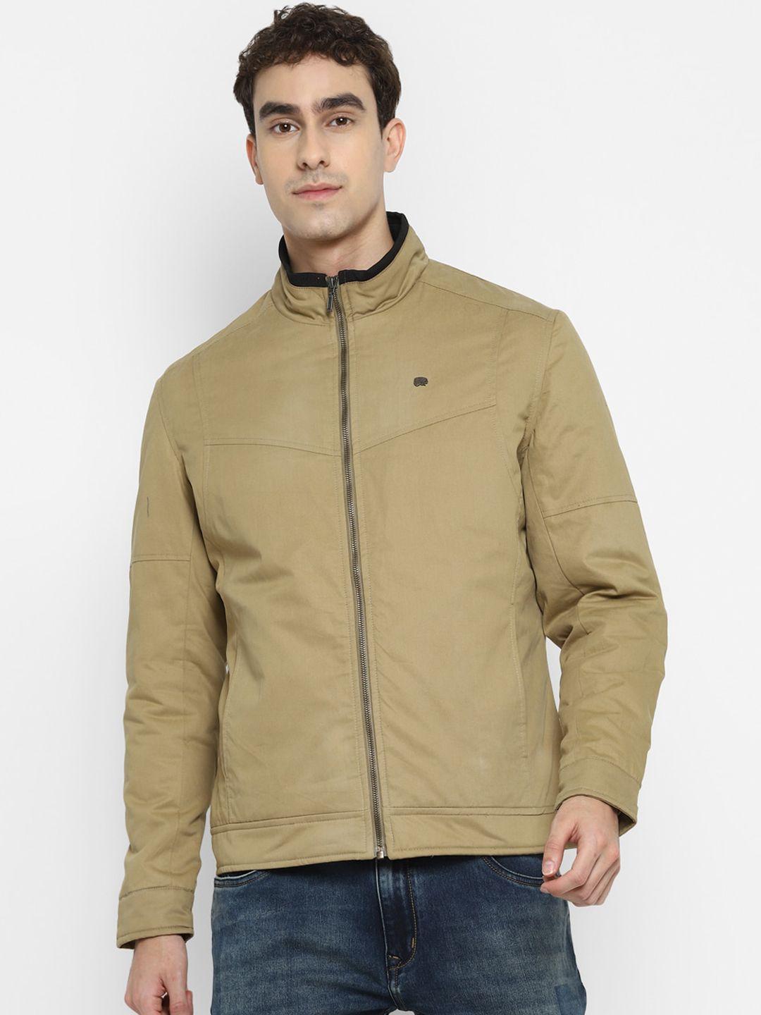 red-chief-men-khaki-water-resistant-padded-jacket