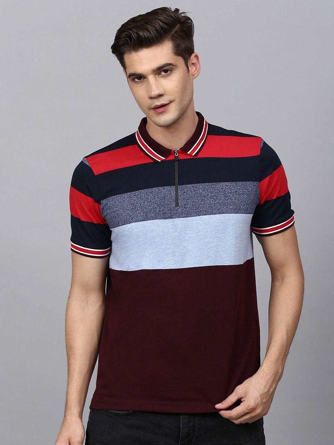 campus-sutra-men-multicoloured-striped-t-shirt