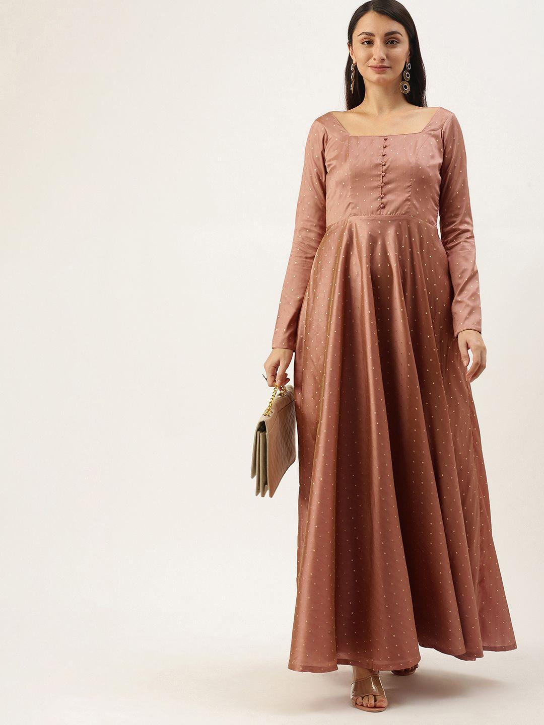 ethnovog-peach-coloured-printed-made-to-measure-maxi-dress