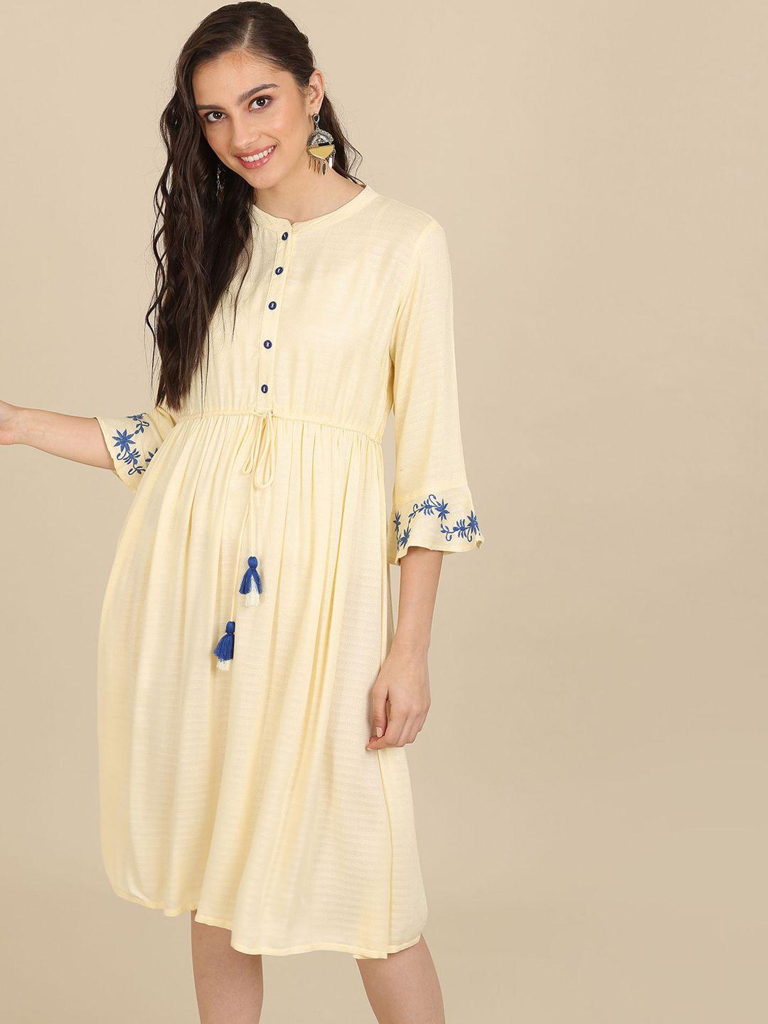 karigari-white-a-line-dress