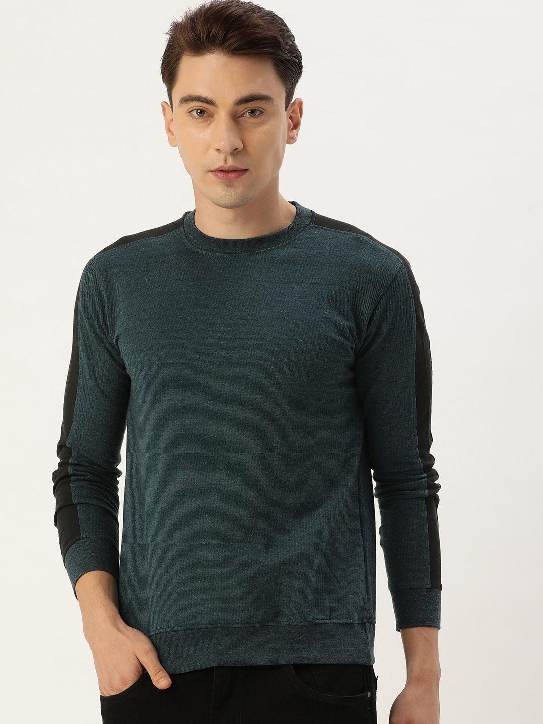 arise-men-teal-green-pure-cotton-sweatshirt