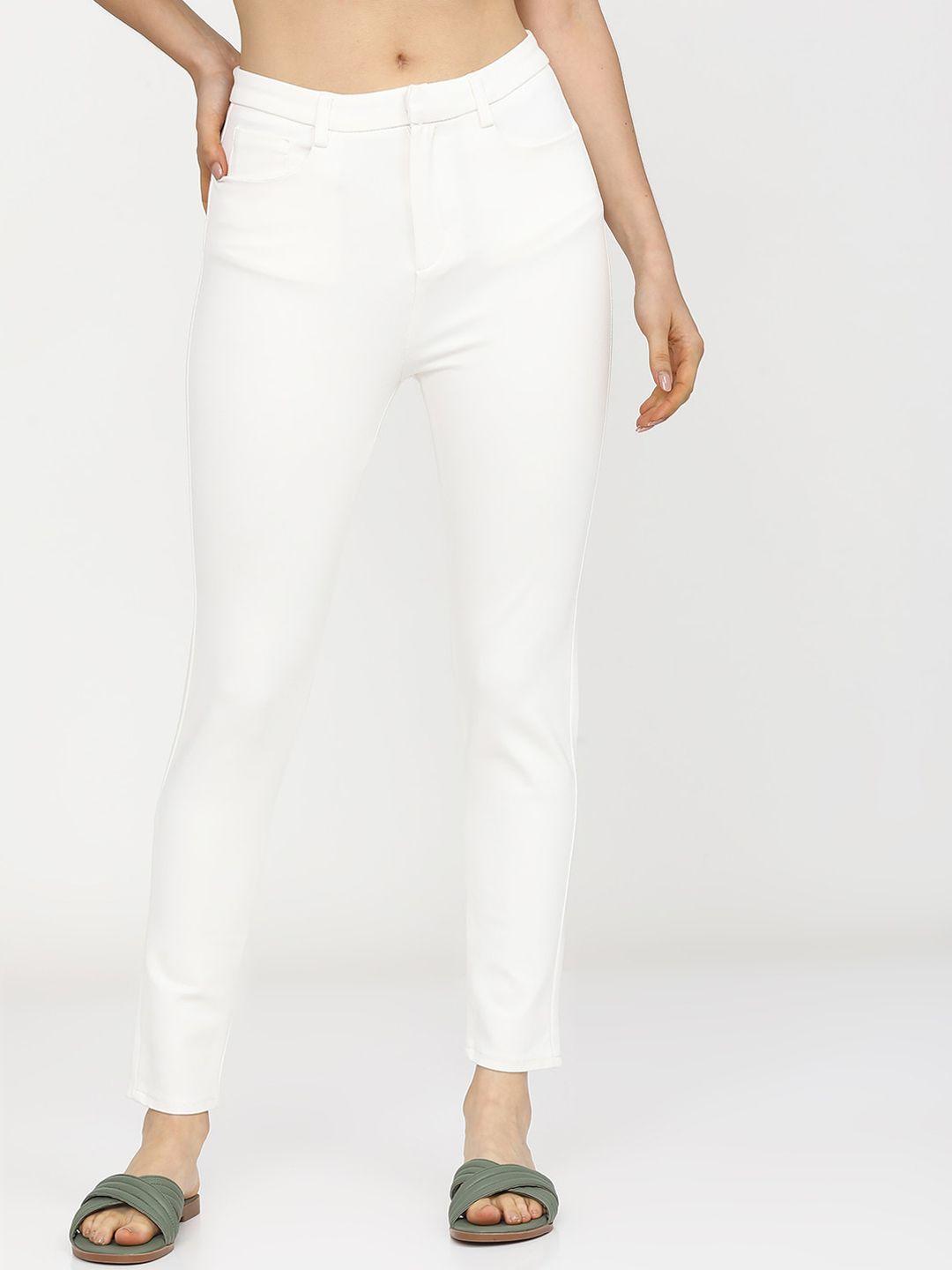 tokyo-talkies-women-off-white-slim-fit-trousers