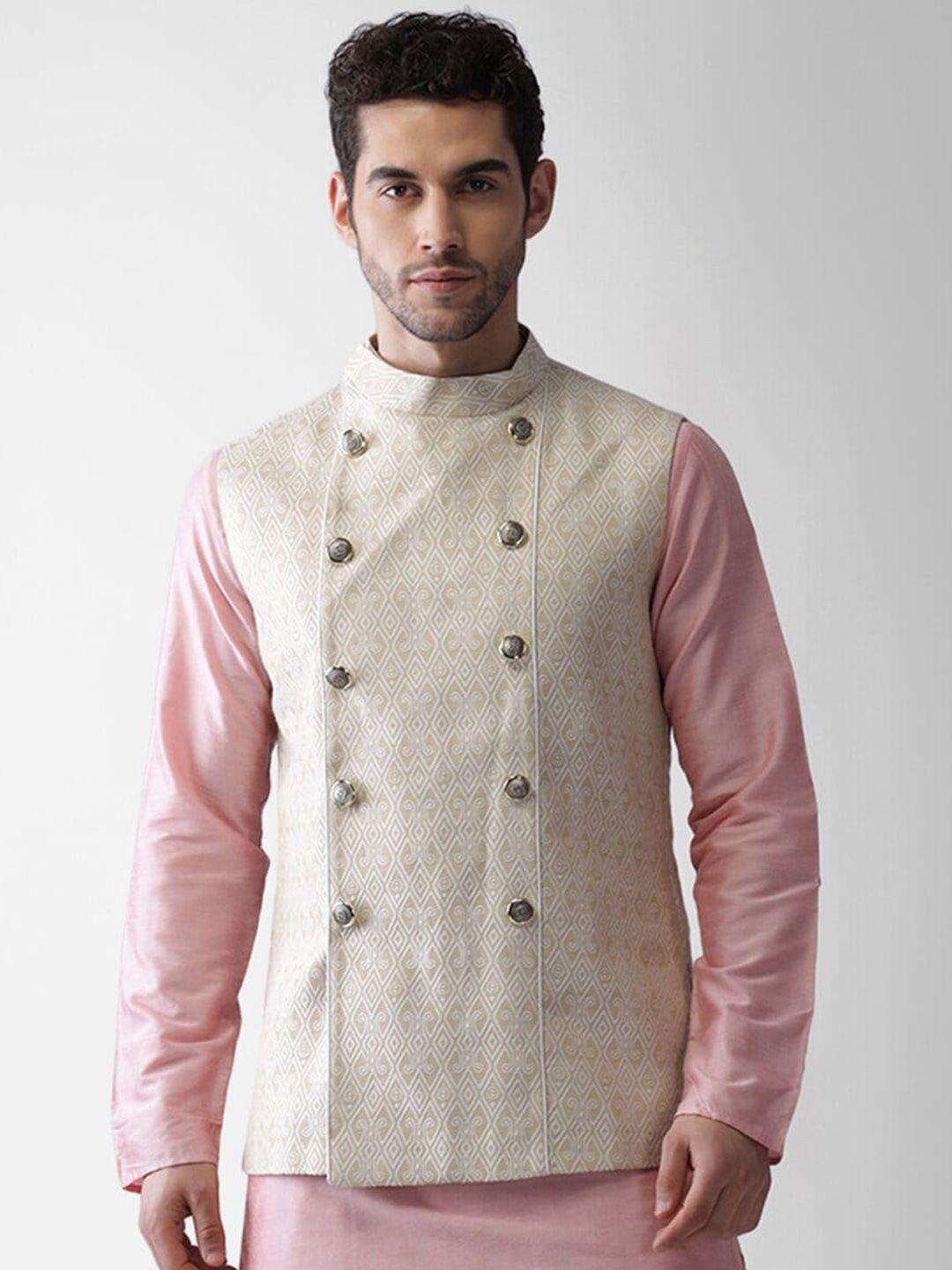 kisah-men-cream-coloured-printed-nehru-jacket